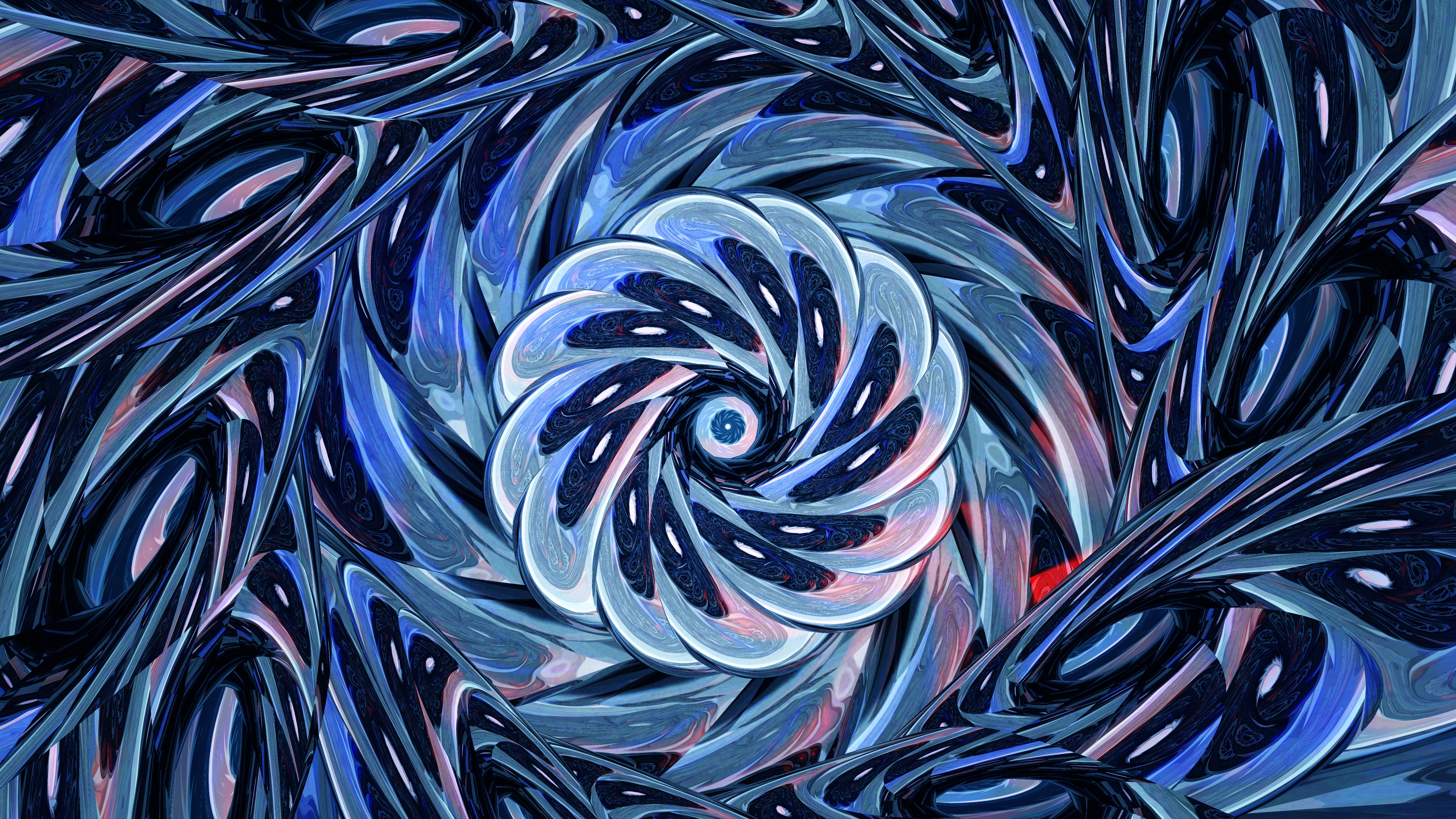 abstract, fractal, confused, intricate, swirling, involute, digital