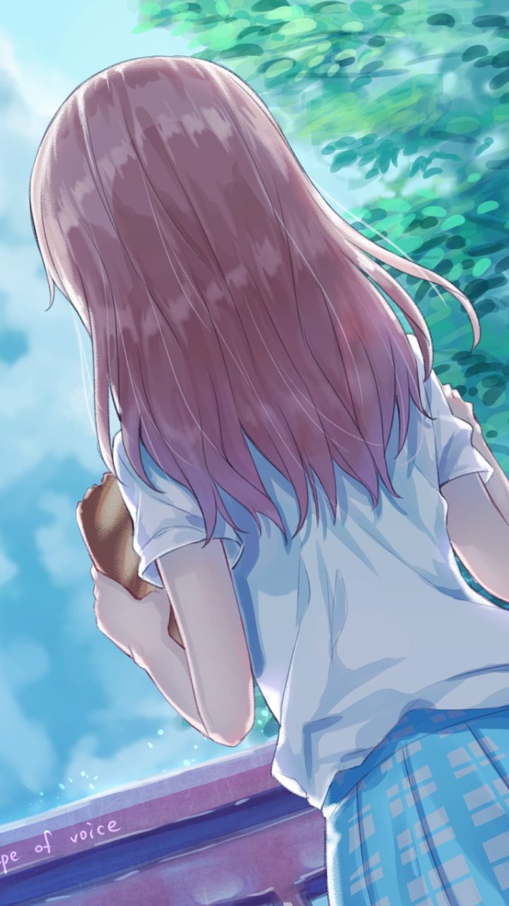 Handy-Wallpaper Animes, Shouko Nishimiya, Koe No Katachi kostenlos herunterladen.