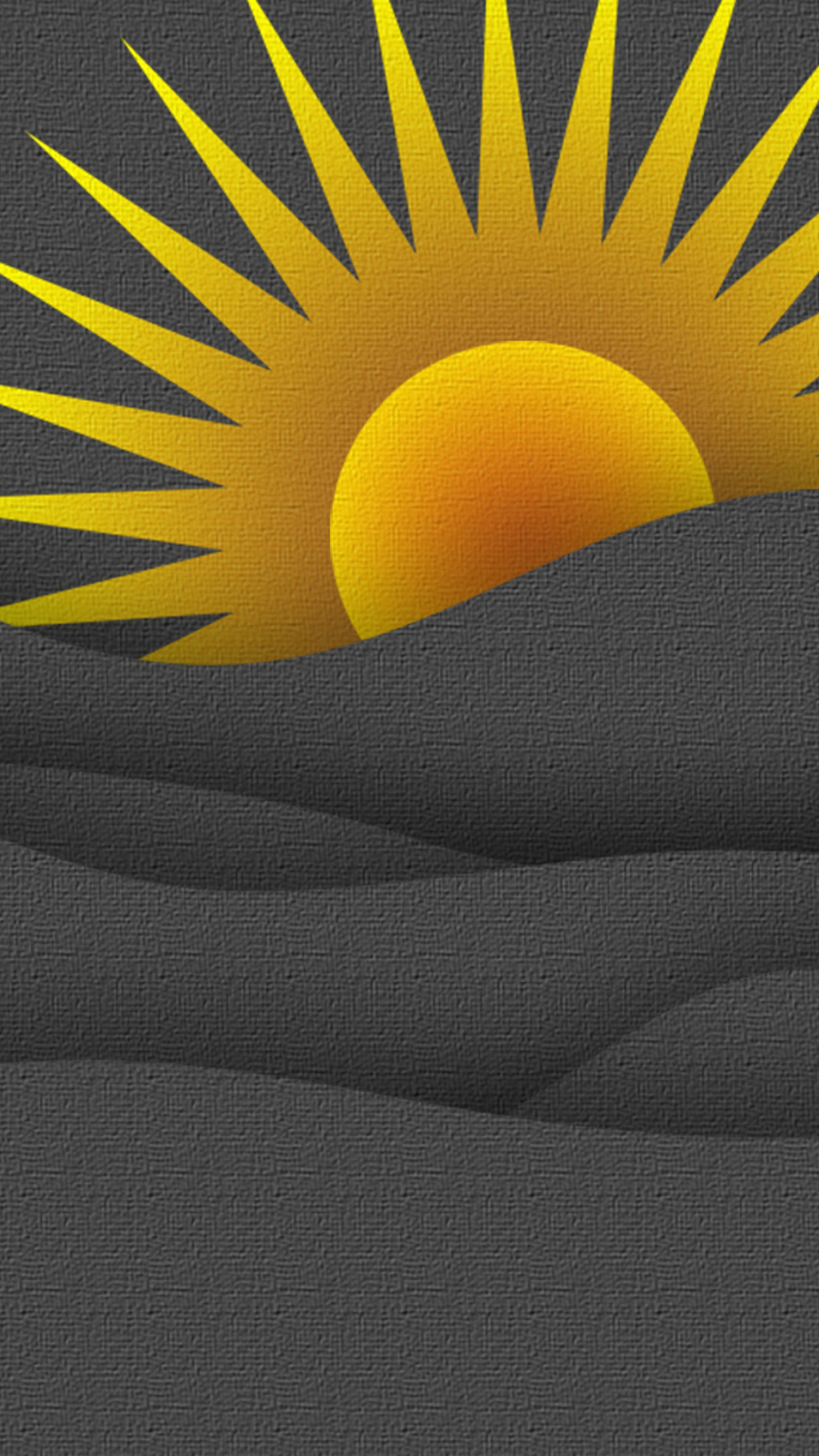 Download mobile wallpaper Sun, Minimalism, Artistic, Wave, Minimalist for free.