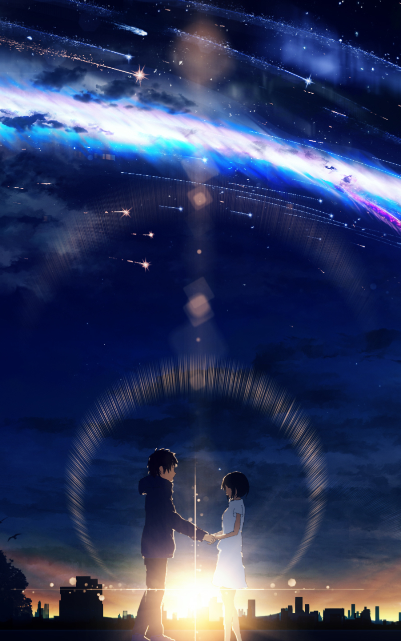 Téléchargez des papiers peints mobile Animé, Your Name, Mitsuha Miyamizu, Taki Tachibana gratuitement.