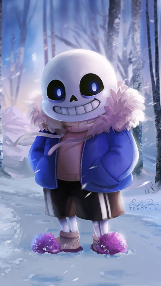 Download mobile wallpaper Snow, Video Game, Undertale, Sans (Undertale) for free.