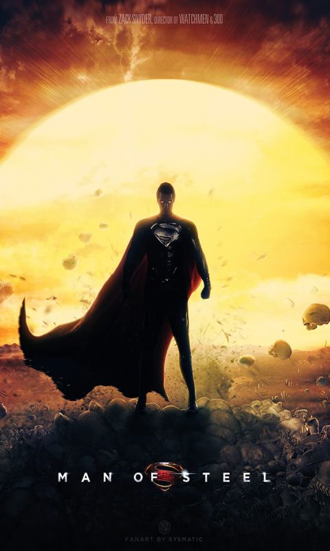 Download mobile wallpaper Superman, Man Of Steel, Movie for free.