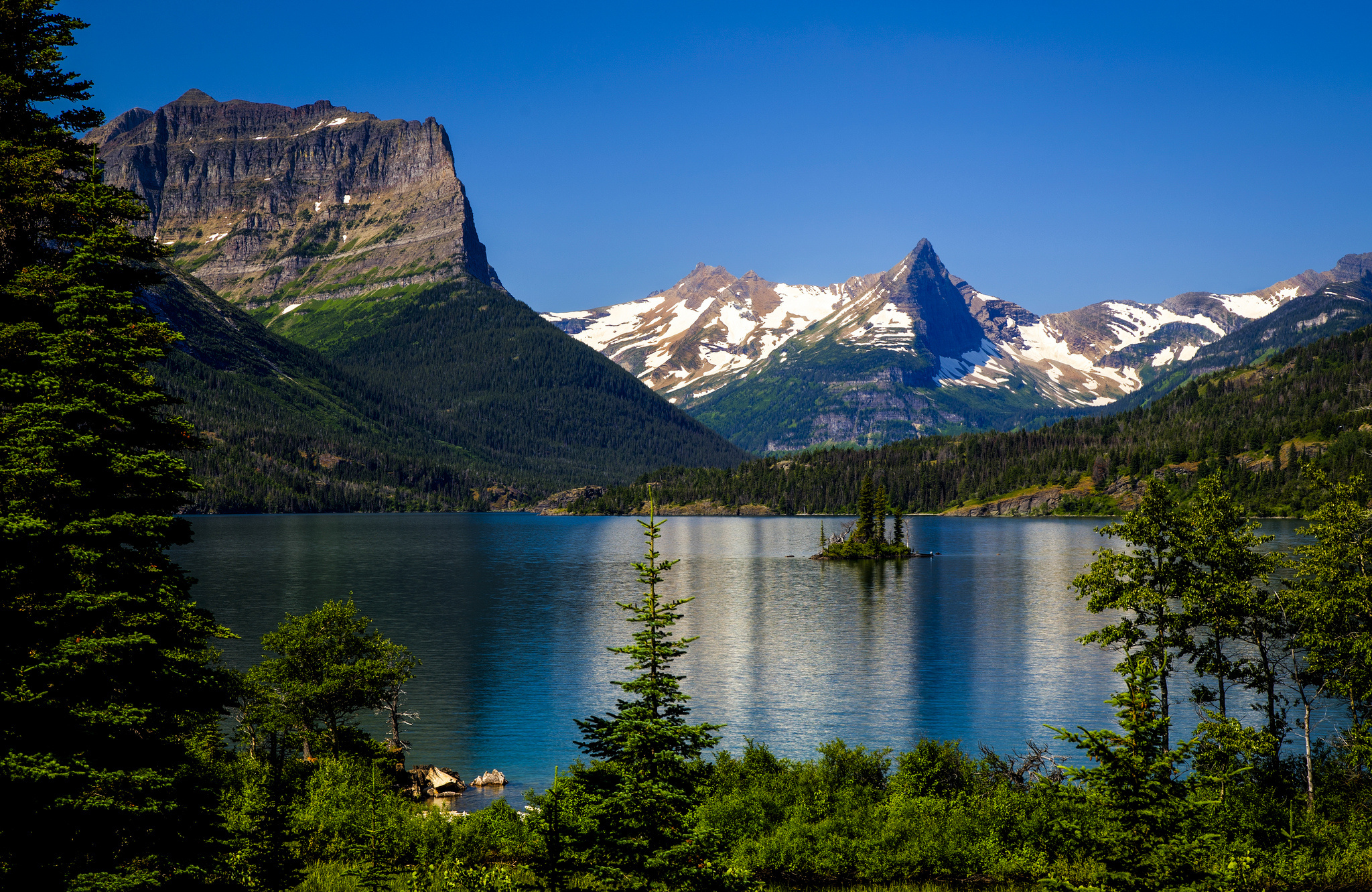 308956 télécharger l'image des lacs, terre/nature, lac, forêt, parc national des glaciers, fabriqué par l'homme, montagne, arbre - fonds d'écran et économiseurs d'écran gratuits