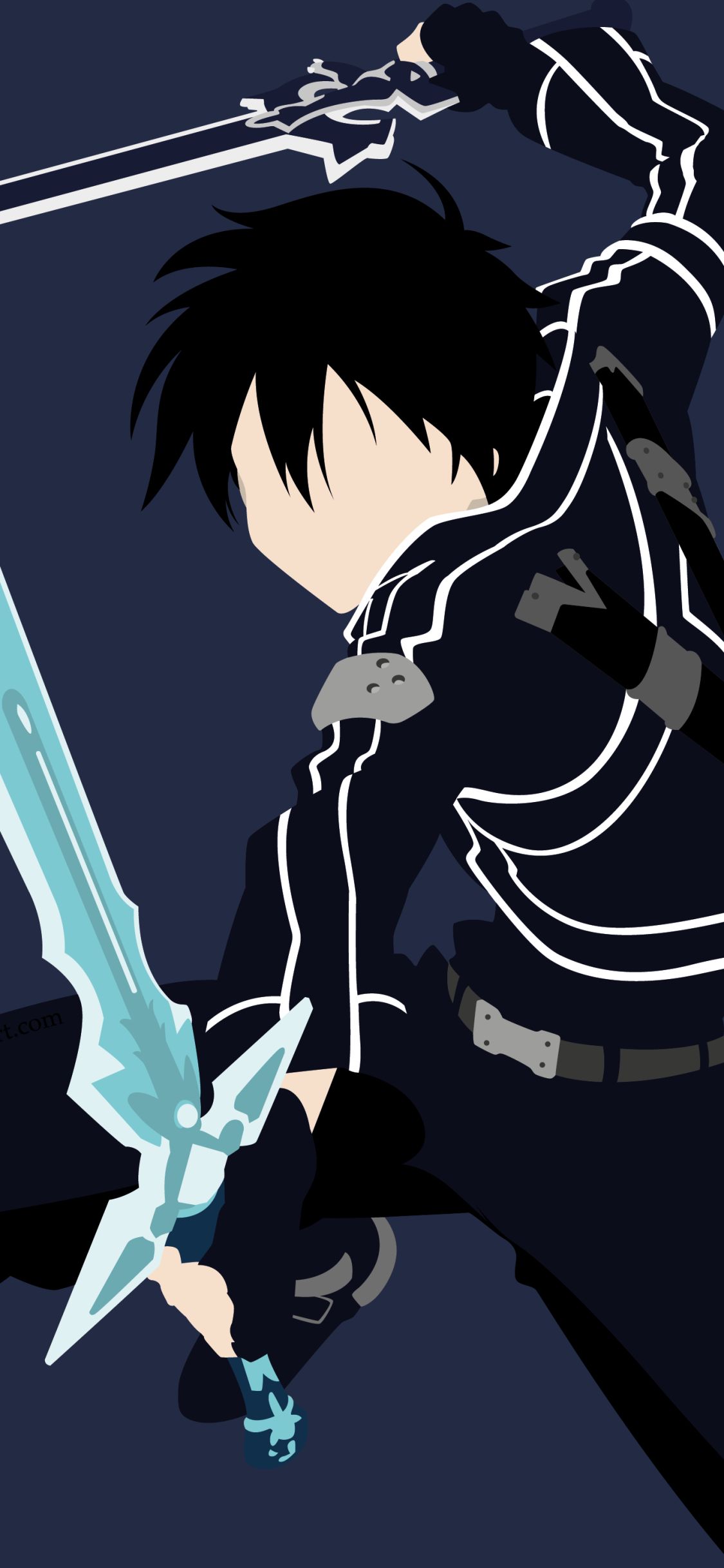 Download mobile wallpaper Anime, Sword Art Online, Kirito (Sword Art Online), Kazuto Kirigaya for free.