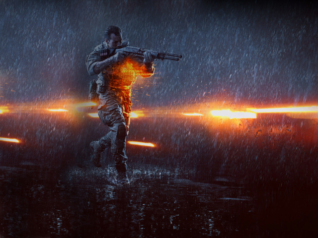 Download mobile wallpaper Rain, Battlefield, Video Game, Battlefield 4 for free.