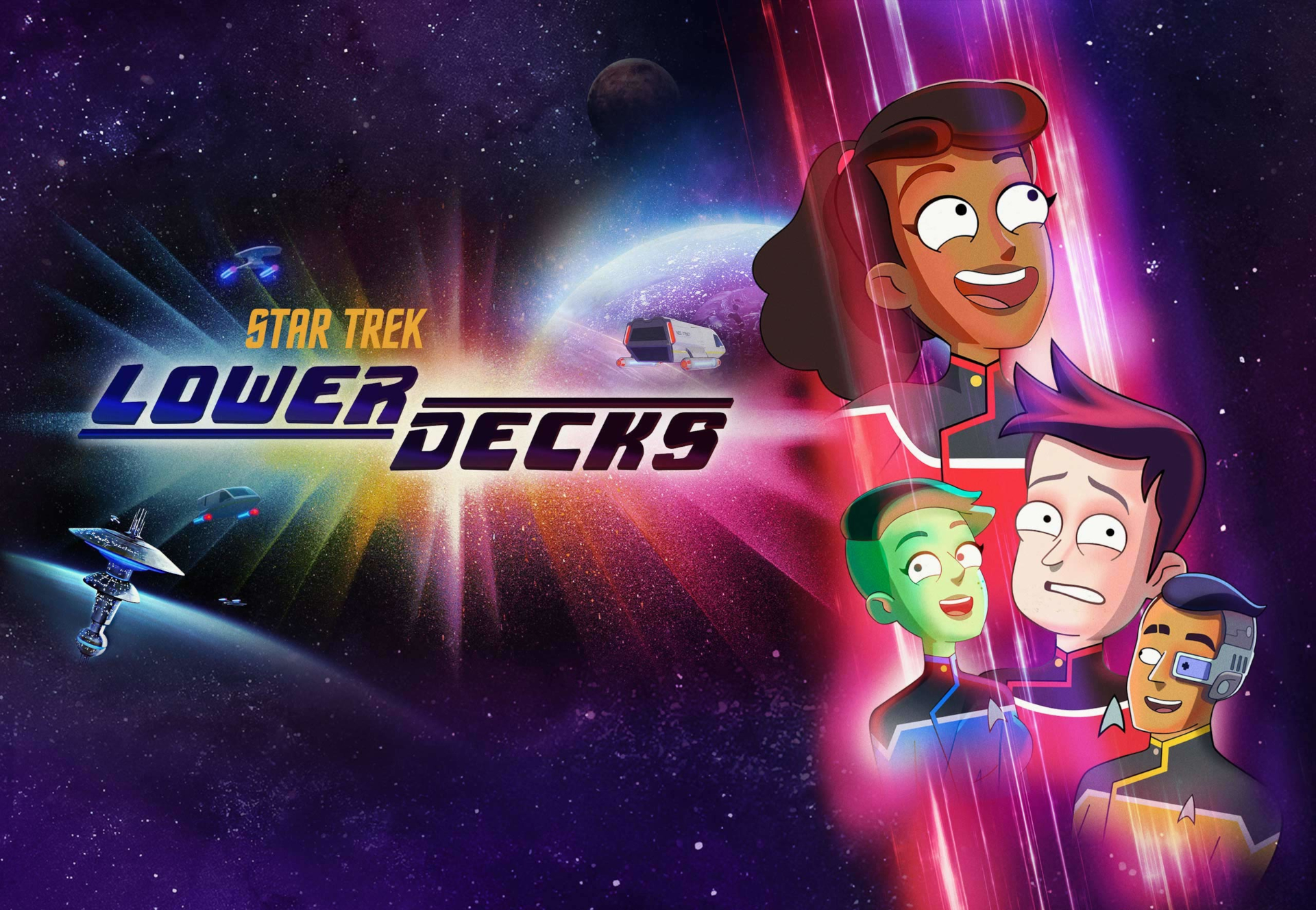 Laden Sie Star Trek: Lower Decks HD-Desktop-Hintergründe herunter