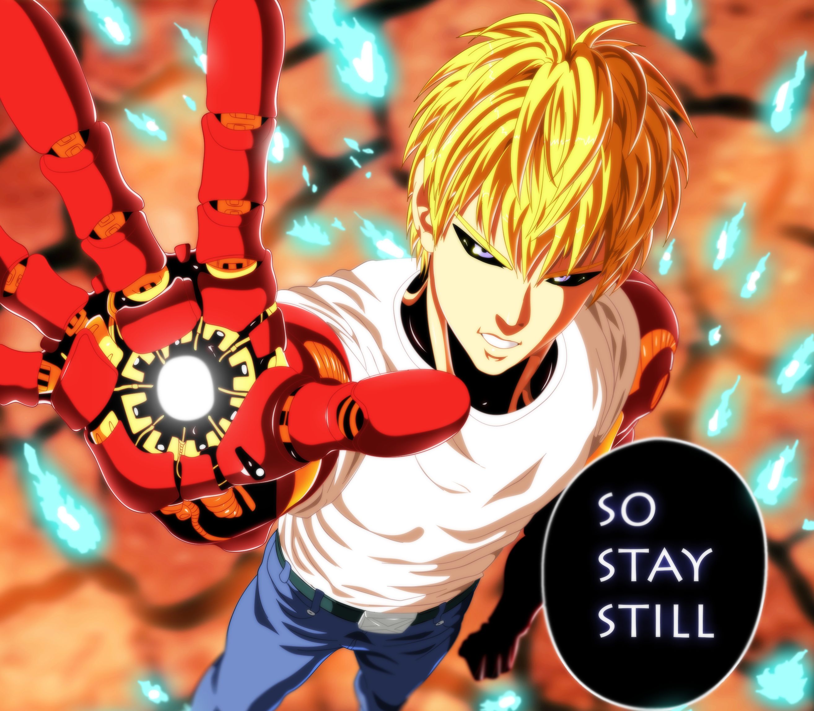 Laden Sie das Animes, One Punch Man, Genos (One Punch Man)-Bild kostenlos auf Ihren PC-Desktop herunter