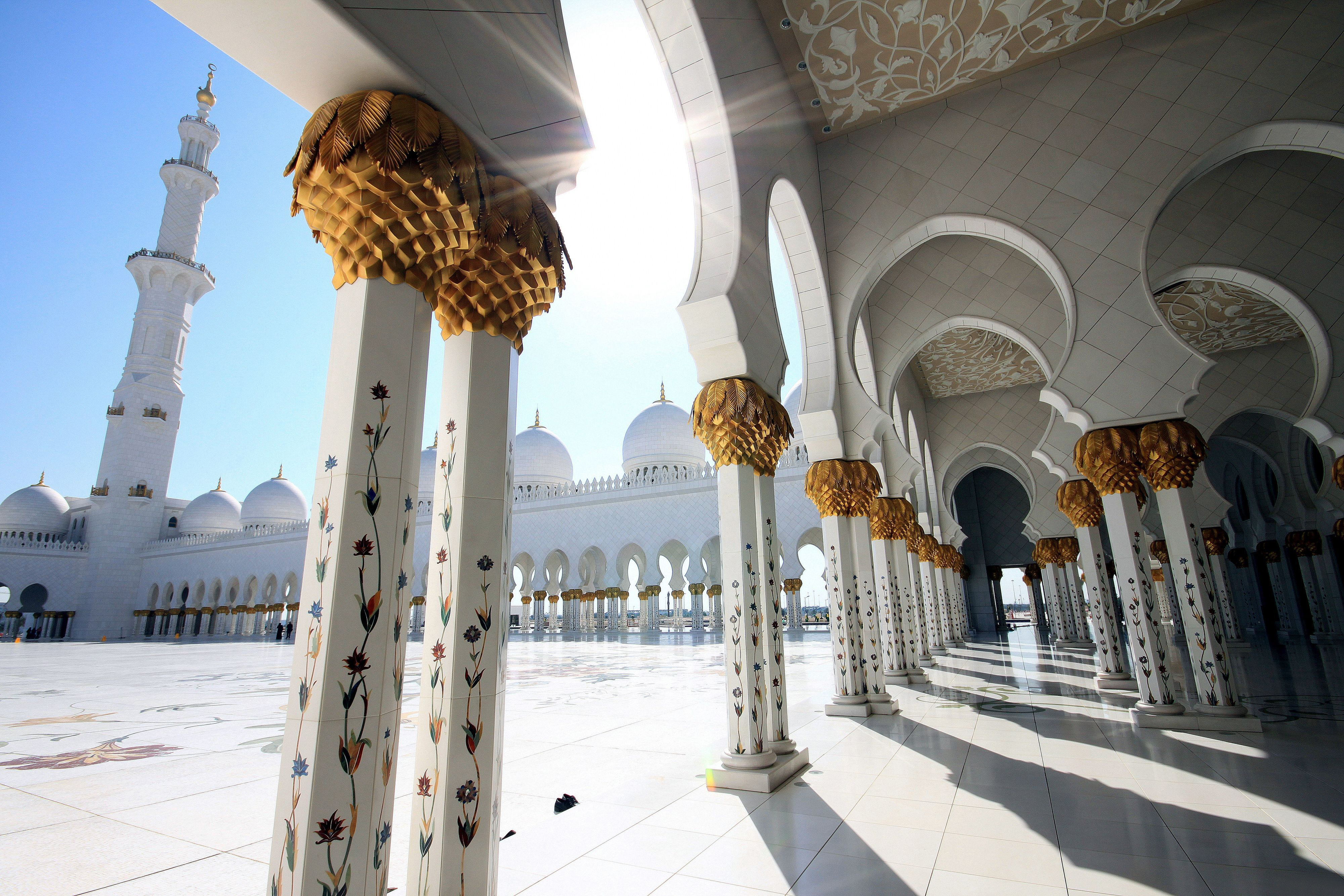 285250 скачать обои мечети, религиозные, большая мечеть шейха зайда - заставки и картинки бесплатно