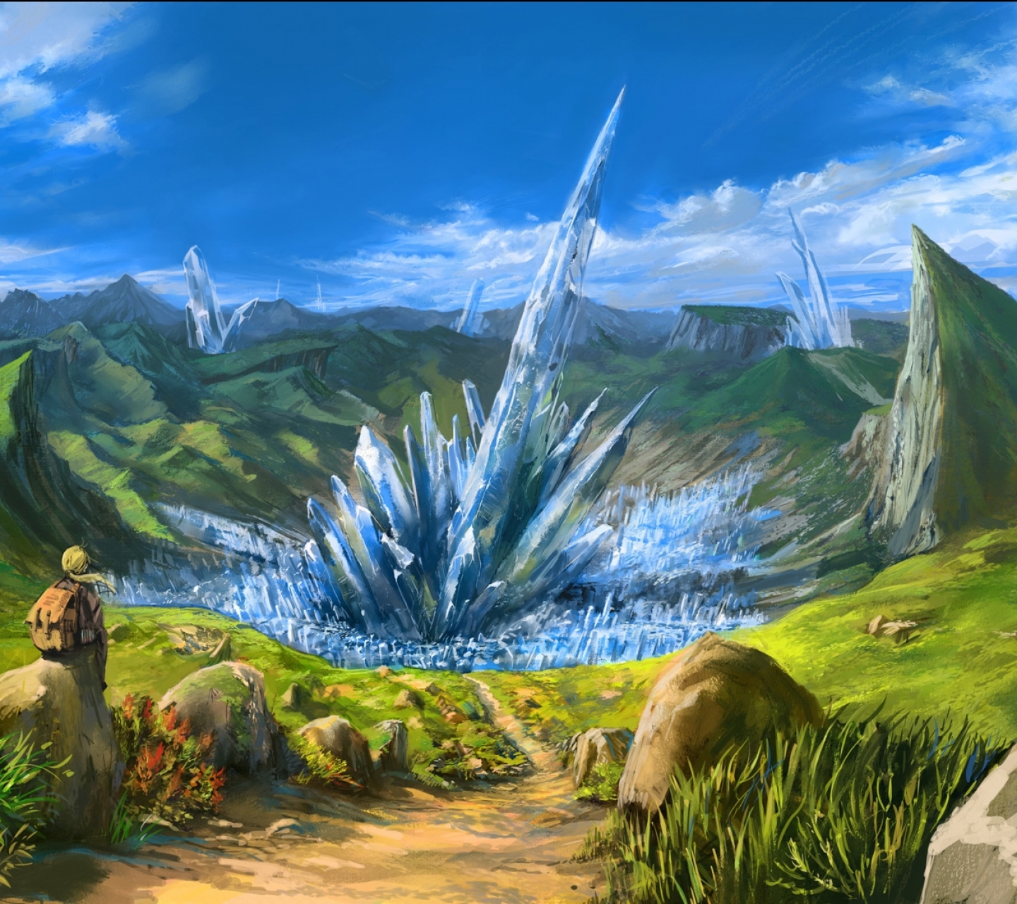 Free download wallpaper Landscape, Fantasy on your PC desktop