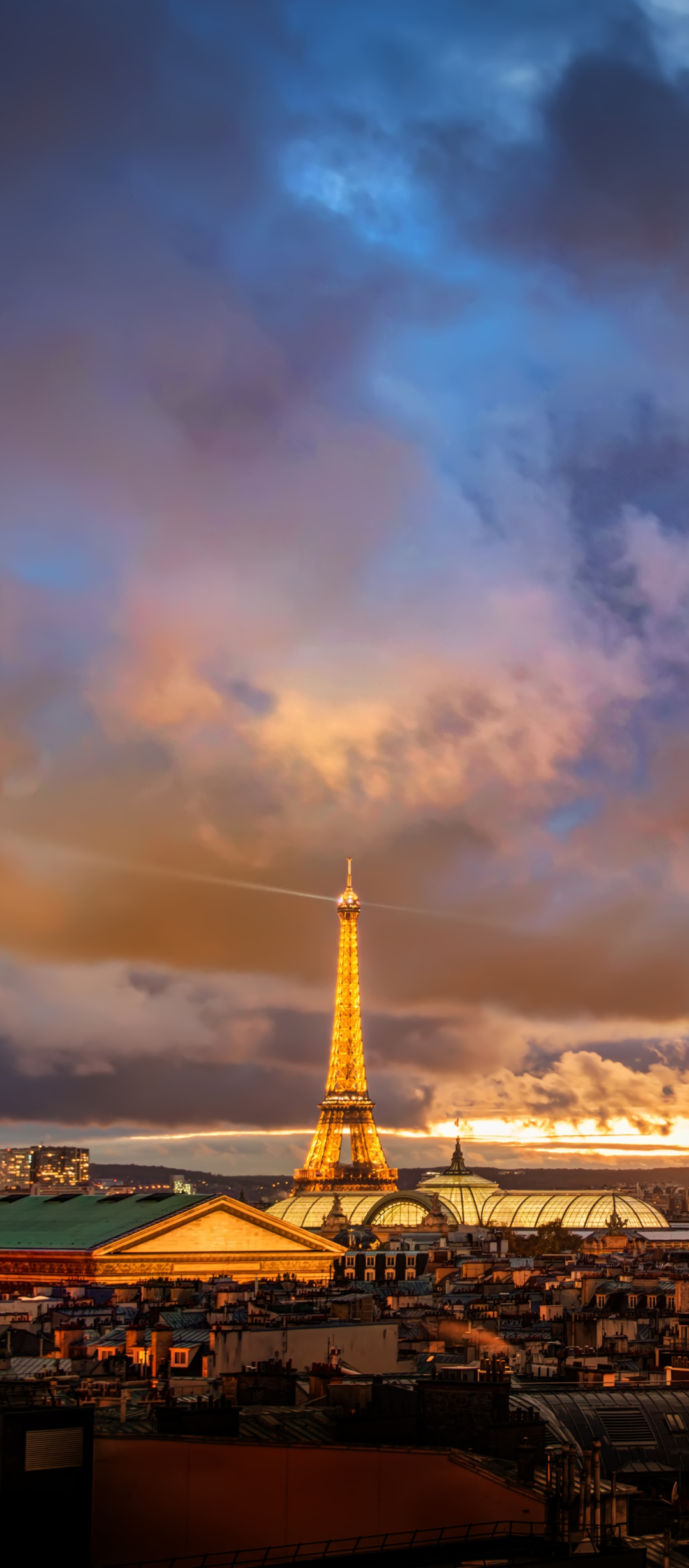 Скачати мобільні шпалери Міста, Париж, Ейфелева Вежа, Місто, Франція, Створено Людиною безкоштовно.
