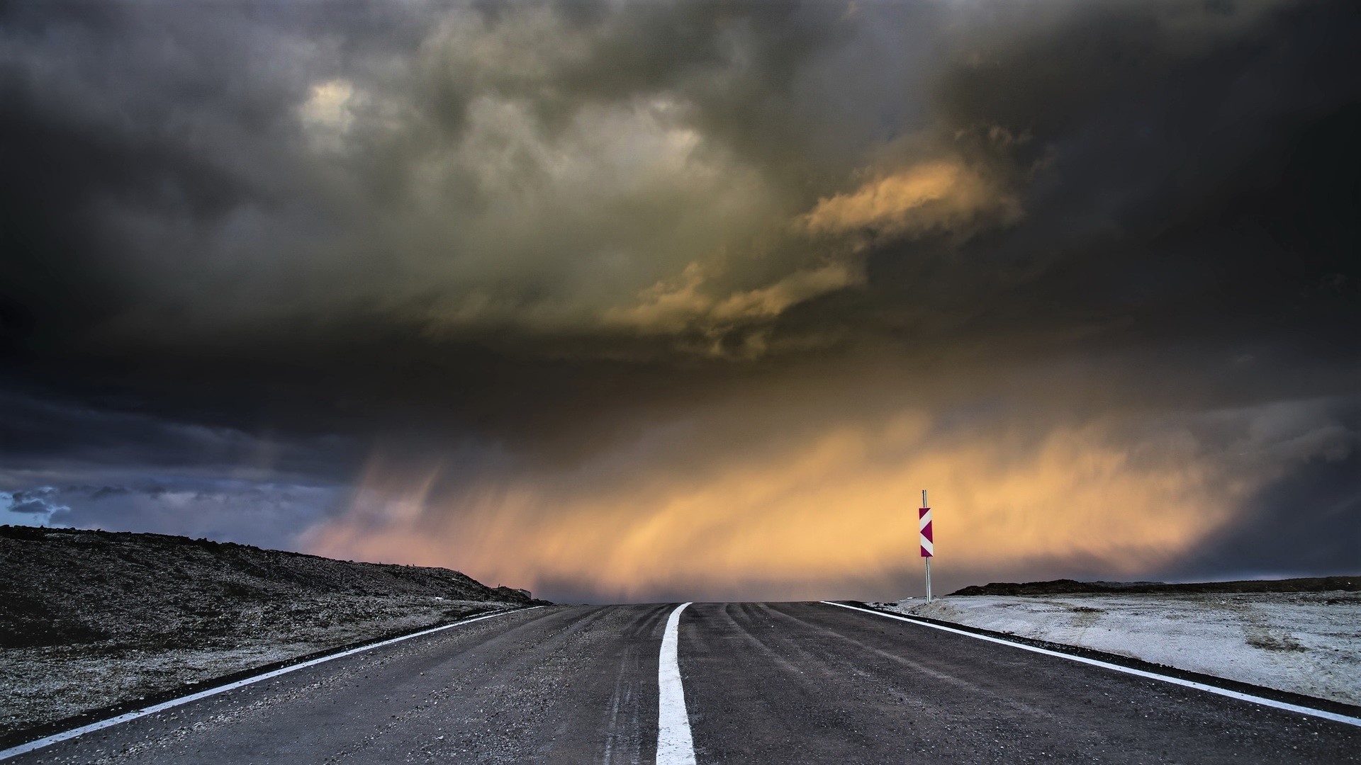 Laden Sie das Winter, Schnee, Straße, Wolke, Menschengemacht-Bild kostenlos auf Ihren PC-Desktop herunter