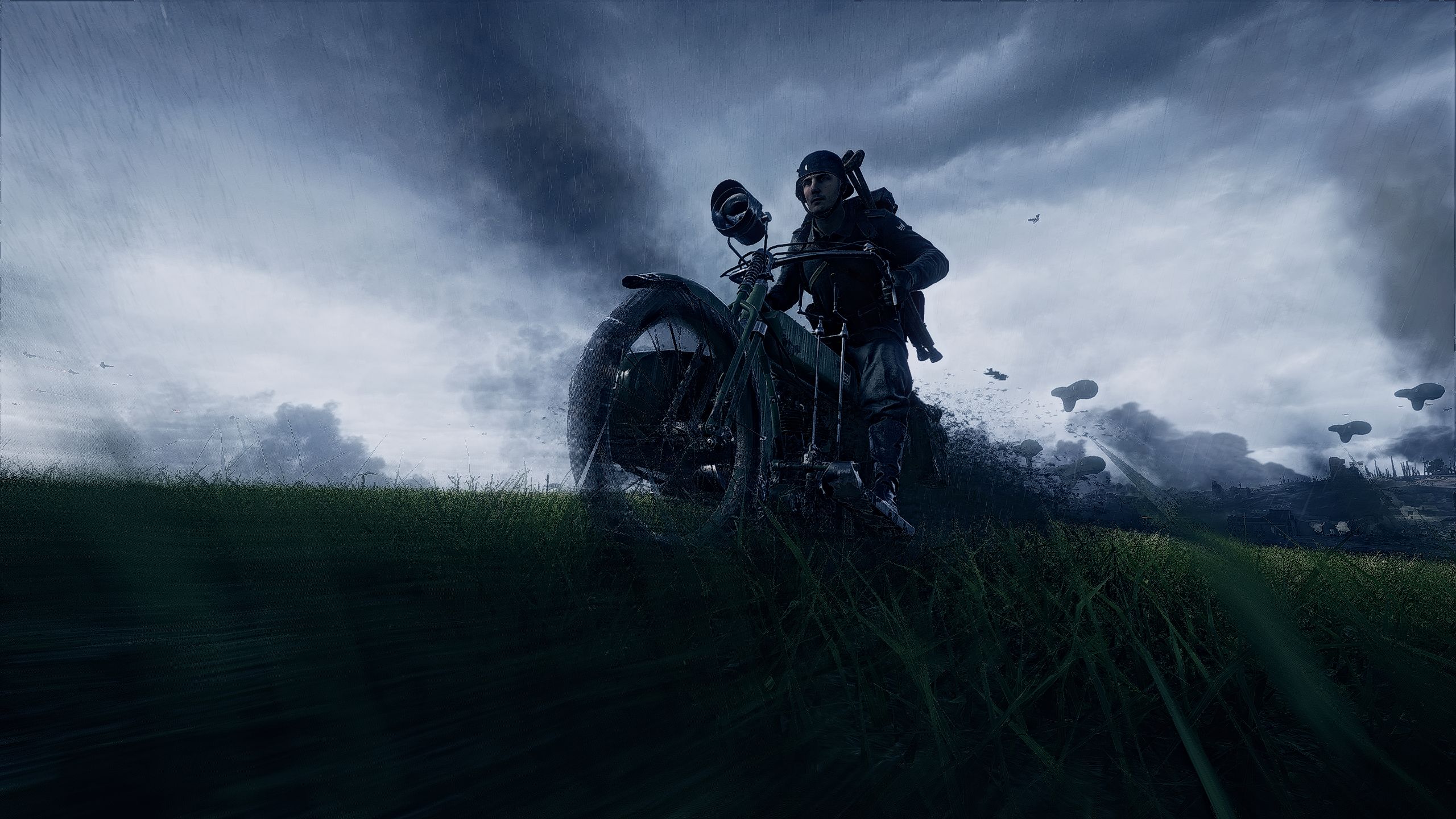 Descarga gratuita de fondo de pantalla para móvil de Campo De Batalla, Motocicleta, Videojuego, Battlefield 1.