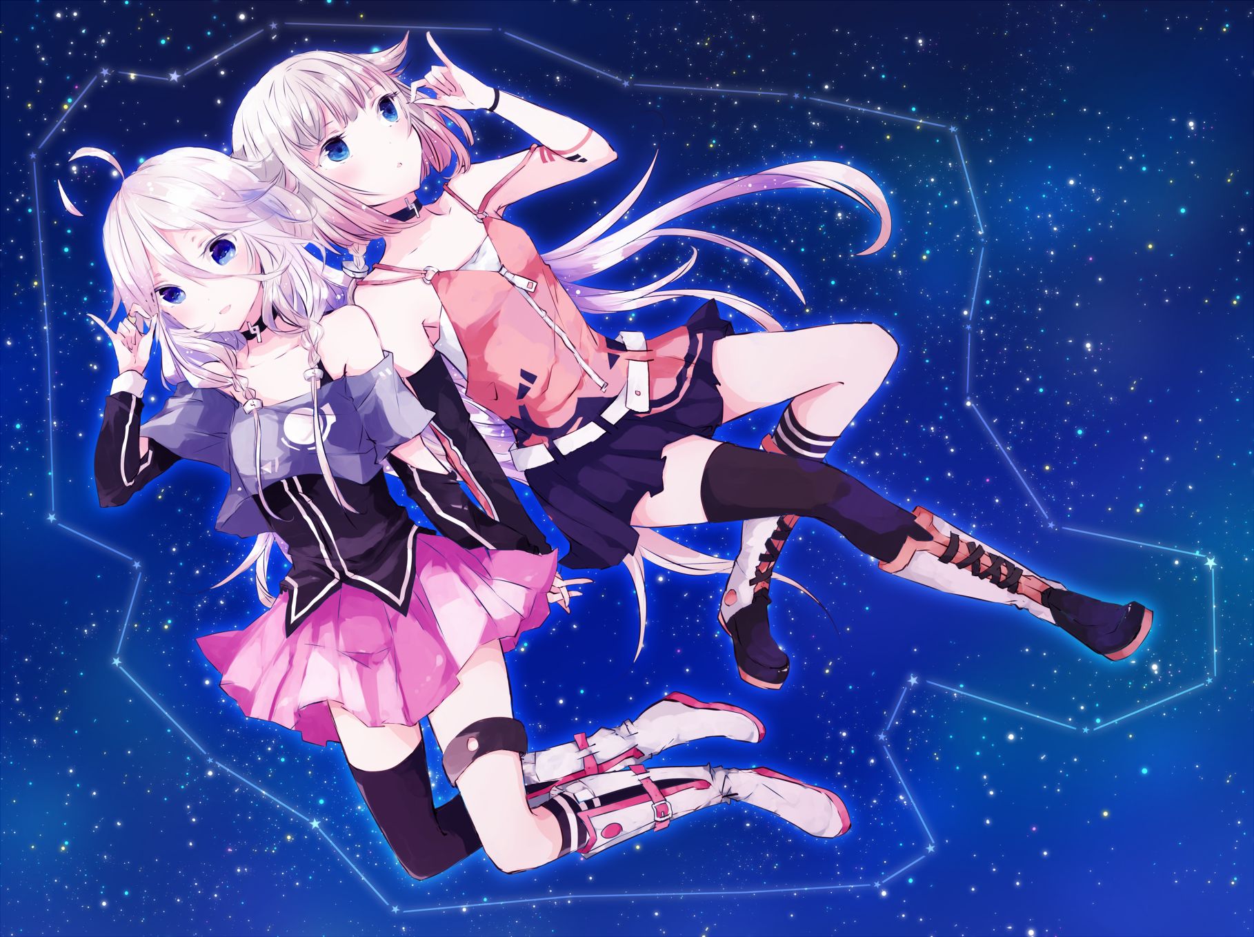 Download mobile wallpaper Anime, Vocaloid, Ia (Vocaloid), One (Cevio) for free.