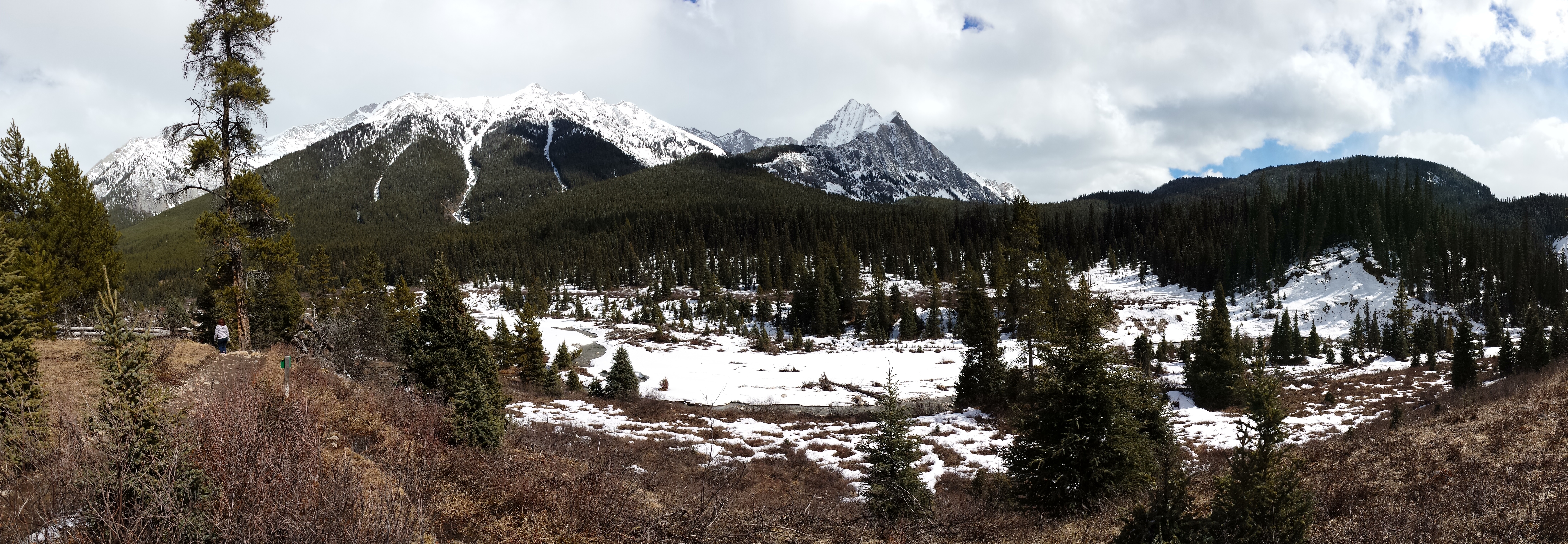 Descarga gratuita de fondo de pantalla para móvil de Montañas, Montaña, Canadá, Panorama, Nube, Tierra/naturaleza.