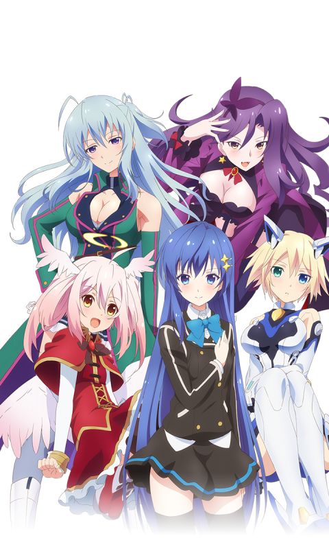 1250996 descargar fondo de pantalla animado, ange vierge, almaría (ange vierge), código ω77 stella, elel (ange vierge), nya lapucea, saya sougetsu: protectores de pantalla e imágenes gratis