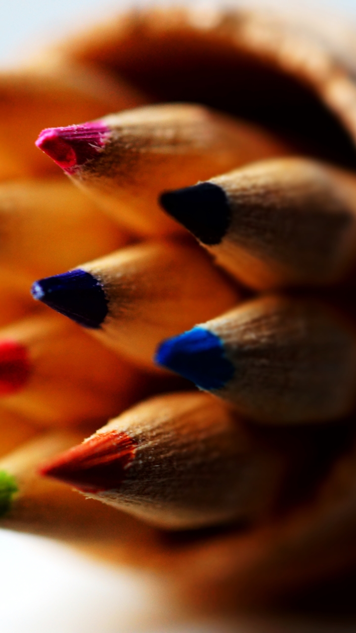 Download mobile wallpaper Colors, Pencil, Photography for free.