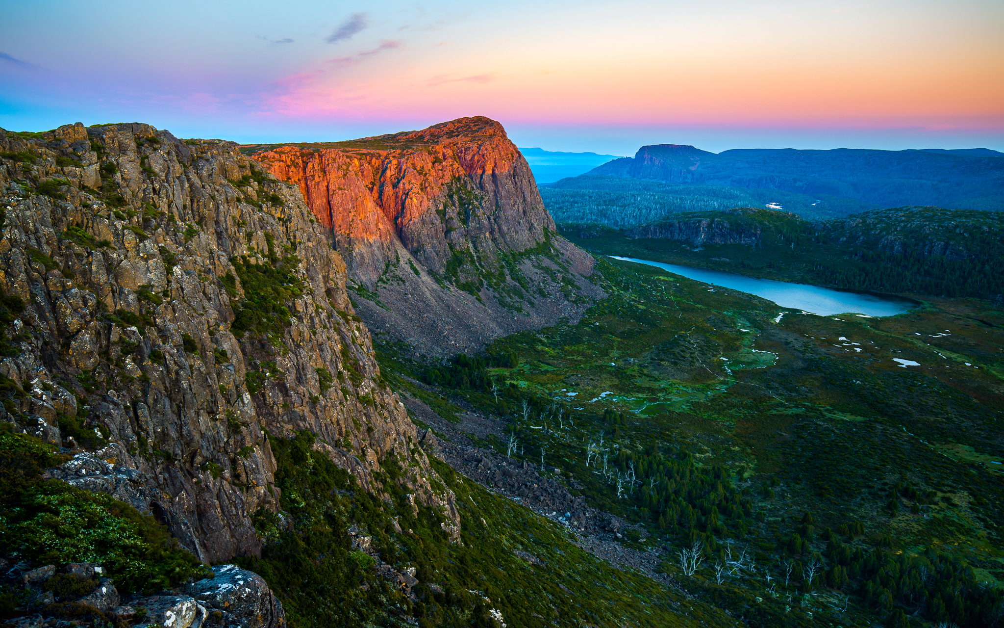 Laden Sie das Landschaft, See, Gebirge, Australien, Berge, Erde/natur-Bild kostenlos auf Ihren PC-Desktop herunter