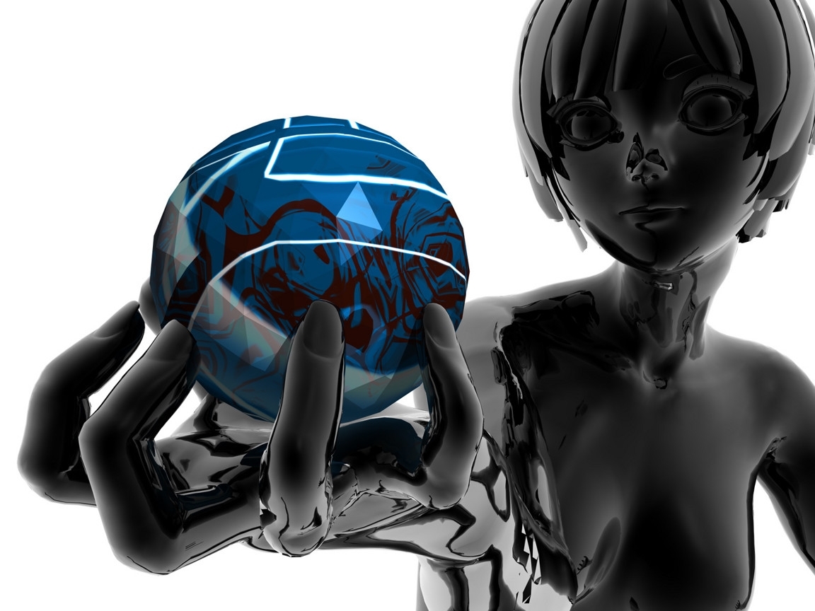 Download mobile wallpaper Robots, Anime for free.