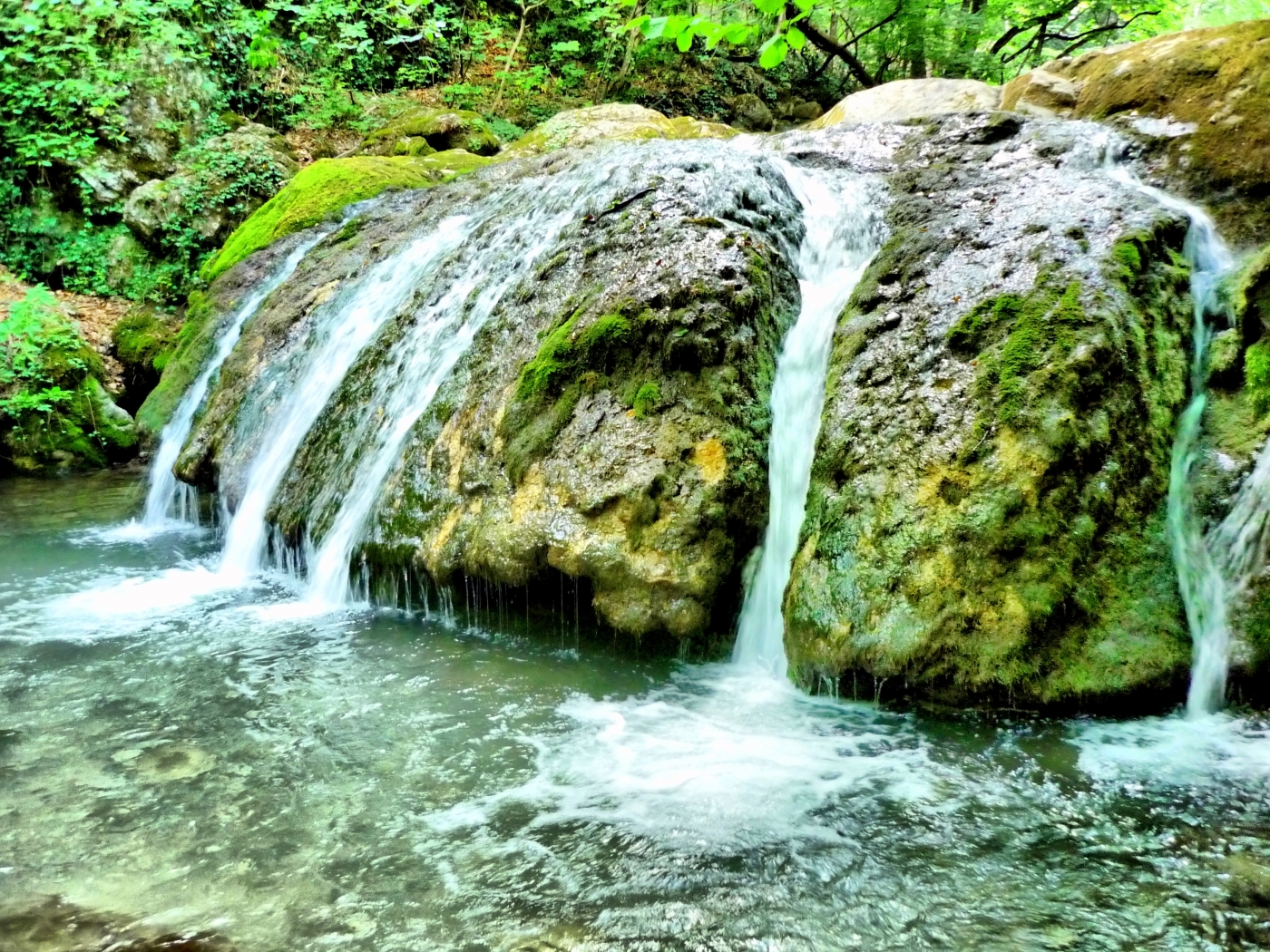 Free download wallpaper Landscape, Rivers, Stones, Waterfalls on your PC desktop