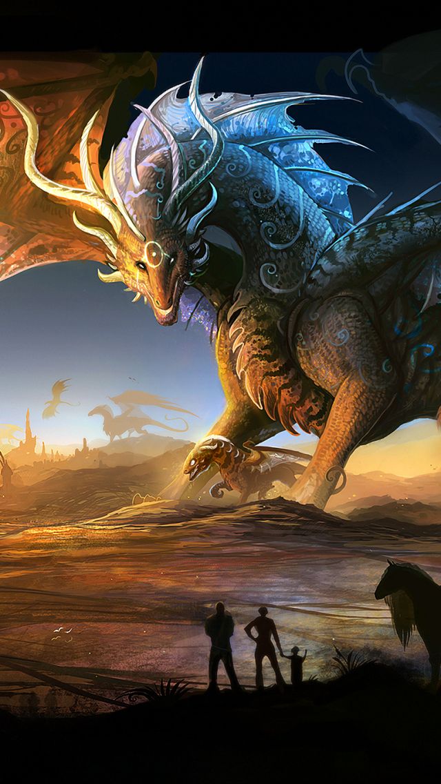 Download mobile wallpaper Magic, Fantasy, Dragon for free.