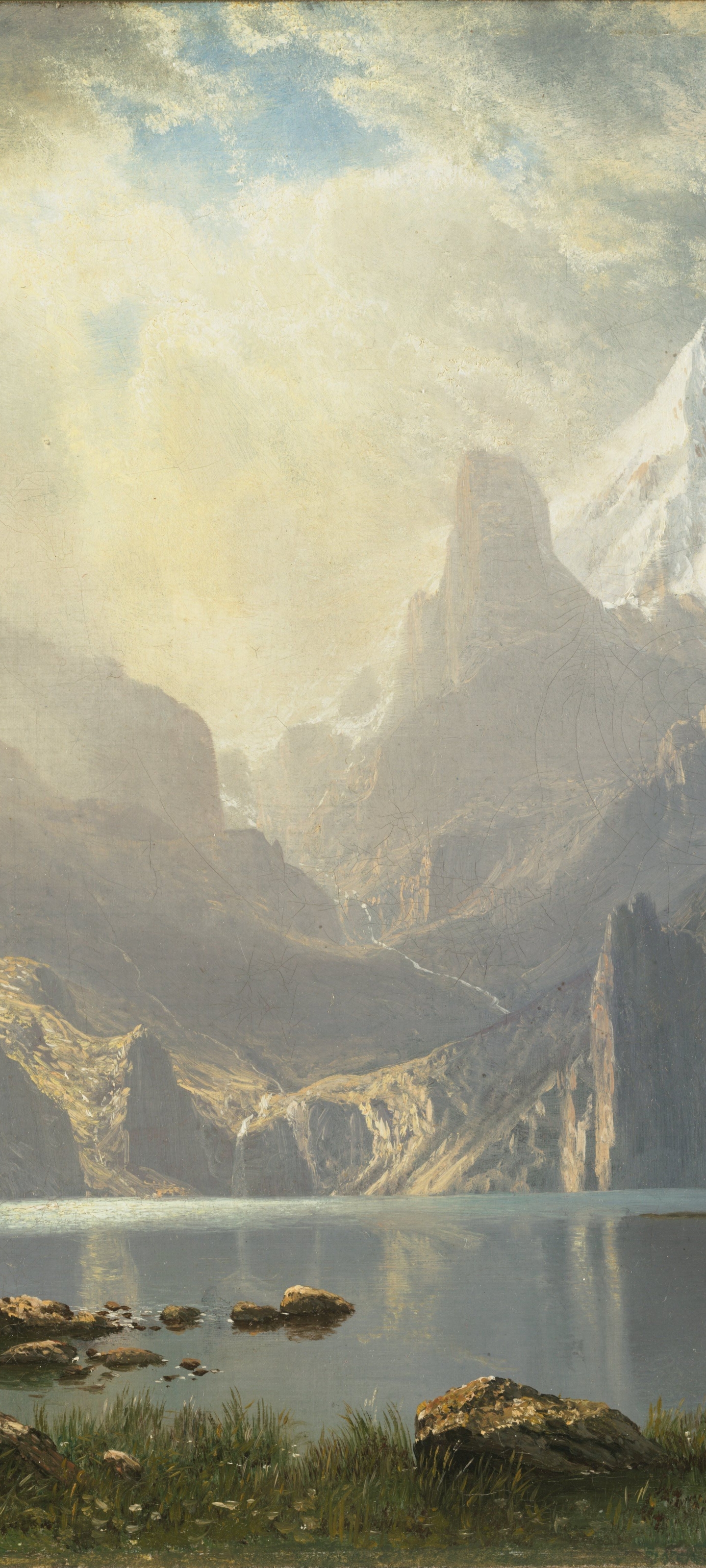 Download mobile wallpaper Landscape, Mountain, Lake, Artistic for free.