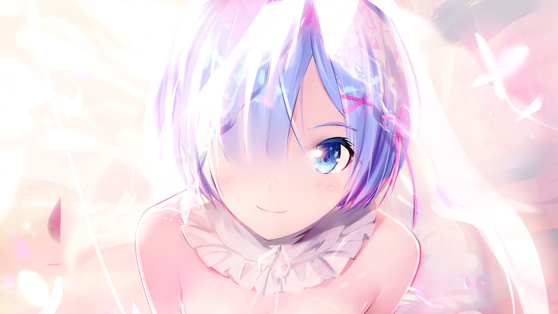 Laden Sie das Animes, Re:zero Das Leben In Einer Anderen Welt Beginnen, Rem (Re: Null)-Bild kostenlos auf Ihren PC-Desktop herunter