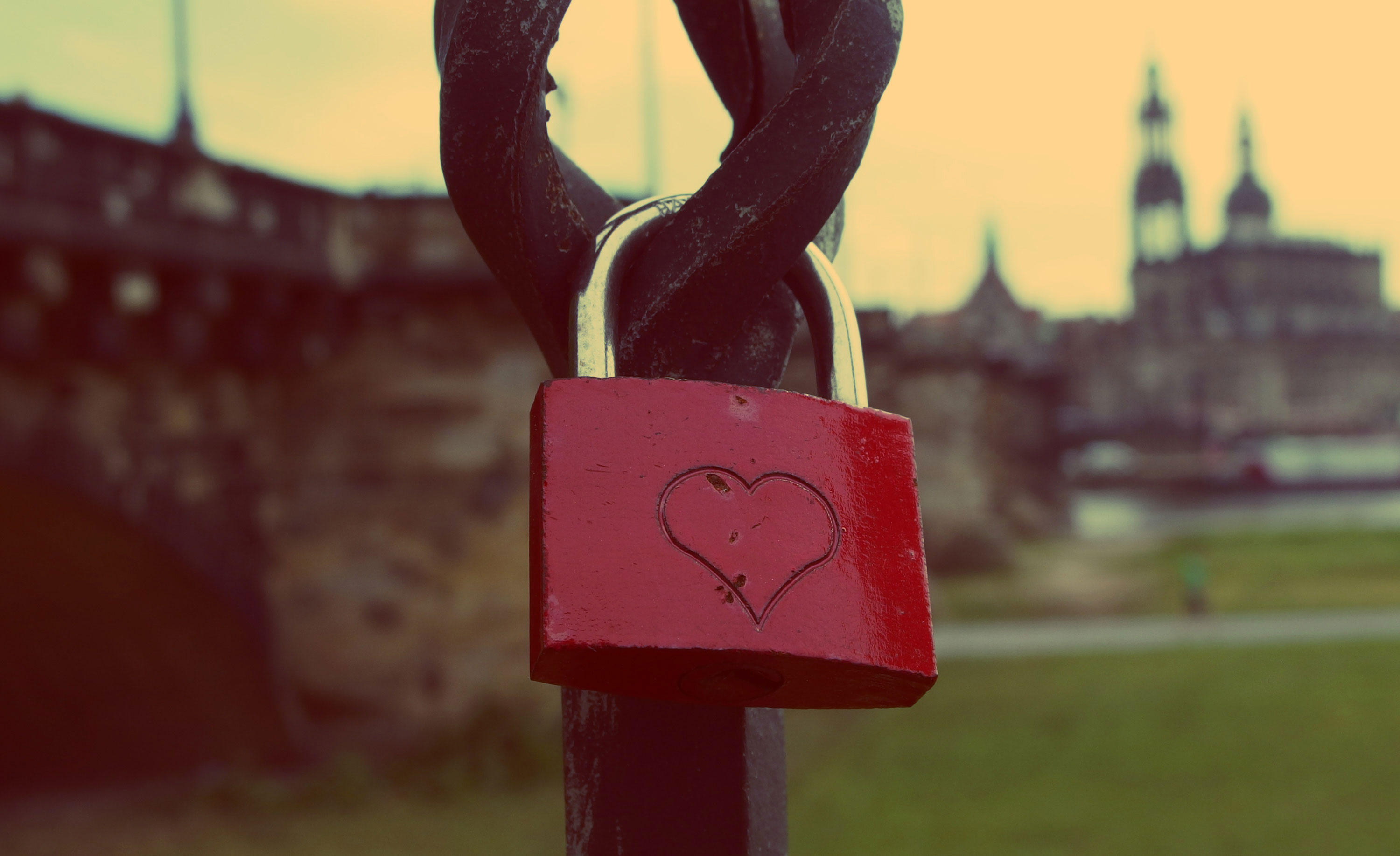 love, lock, heart, fidelity