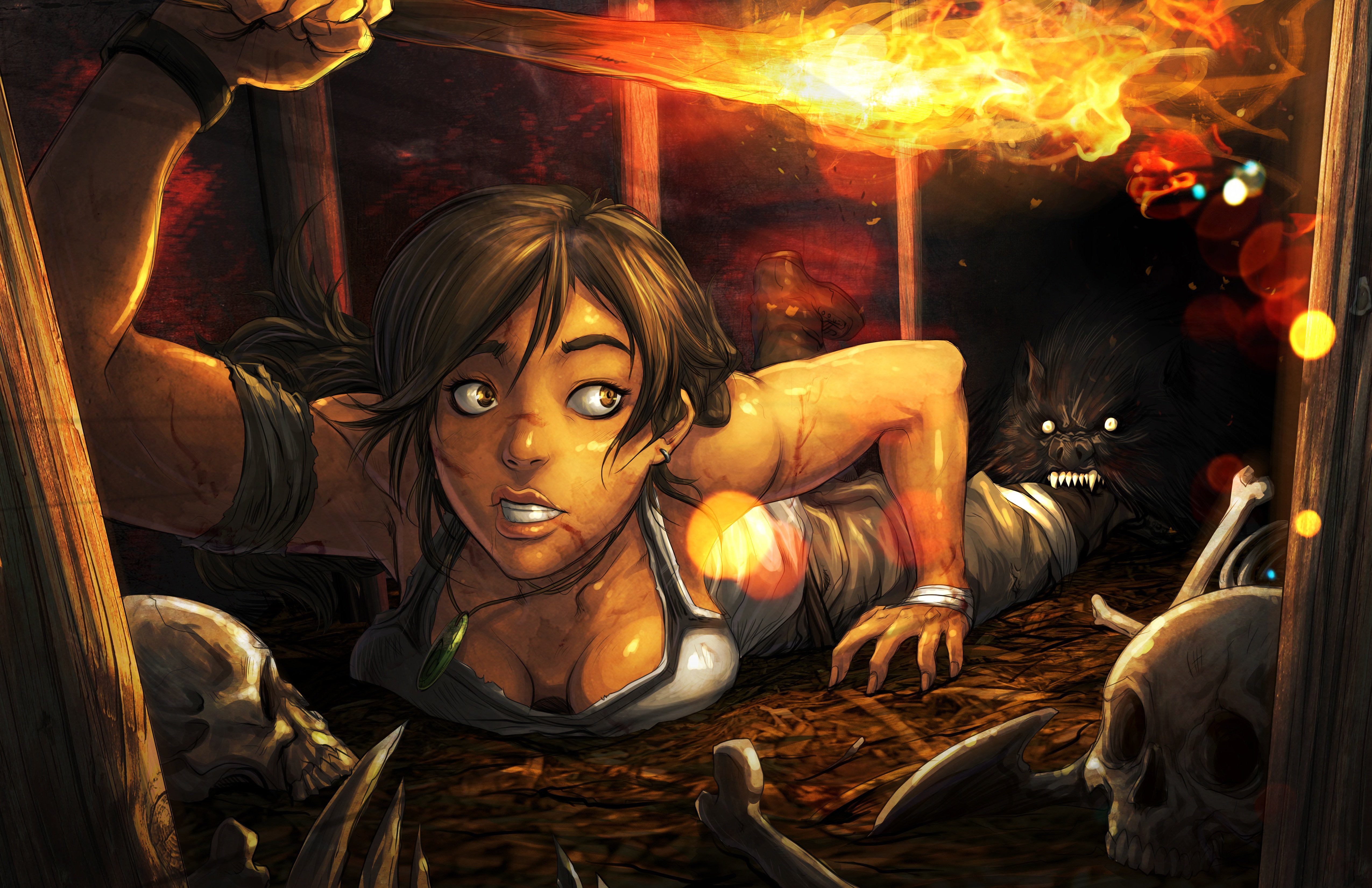Laden Sie das Tomb Raider, Lara Croft, Computerspiele-Bild kostenlos auf Ihren PC-Desktop herunter