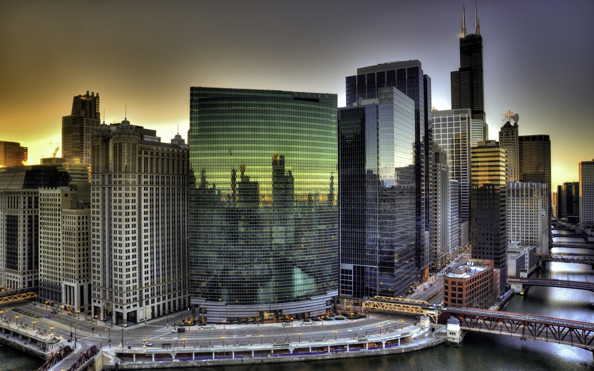 Завантажити шпалери безкоштовно Чикаго, Міста, Створено Людиною картинка на робочий стіл ПК