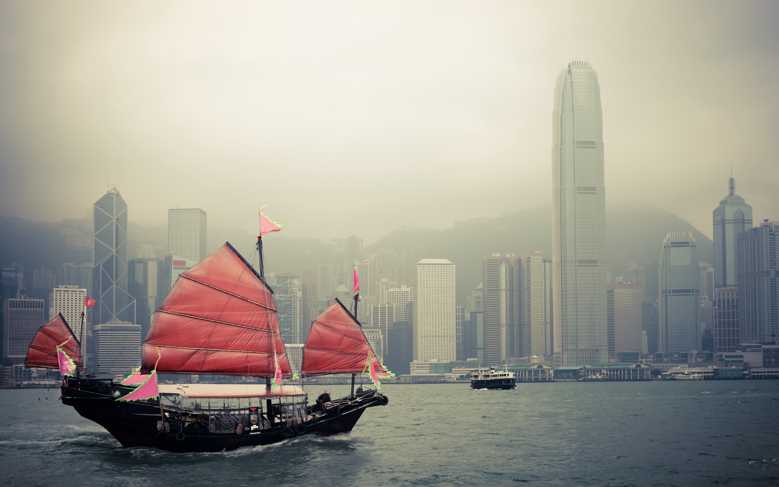 Téléchargez des papiers peints mobile Hong Kong, Villes, Construction Humaine gratuitement.