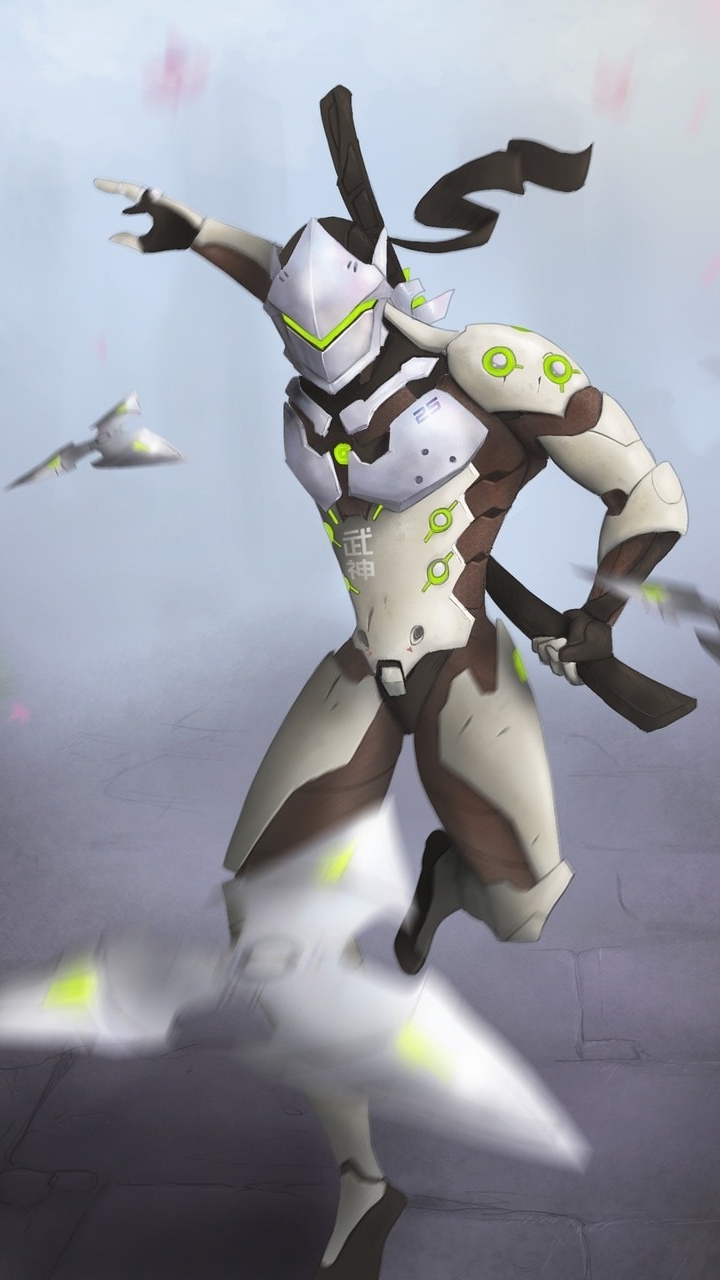 Скачати мобільні шпалери Відеогра, Надзор, Genji (Overwatch) безкоштовно.