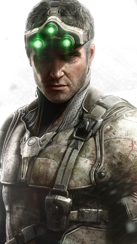 Скачать картинку Tom Clancy's Splinter Cell: Черный Список, Сэм Фишер, Том Клэнси, Видеоигры в телефон бесплатно.