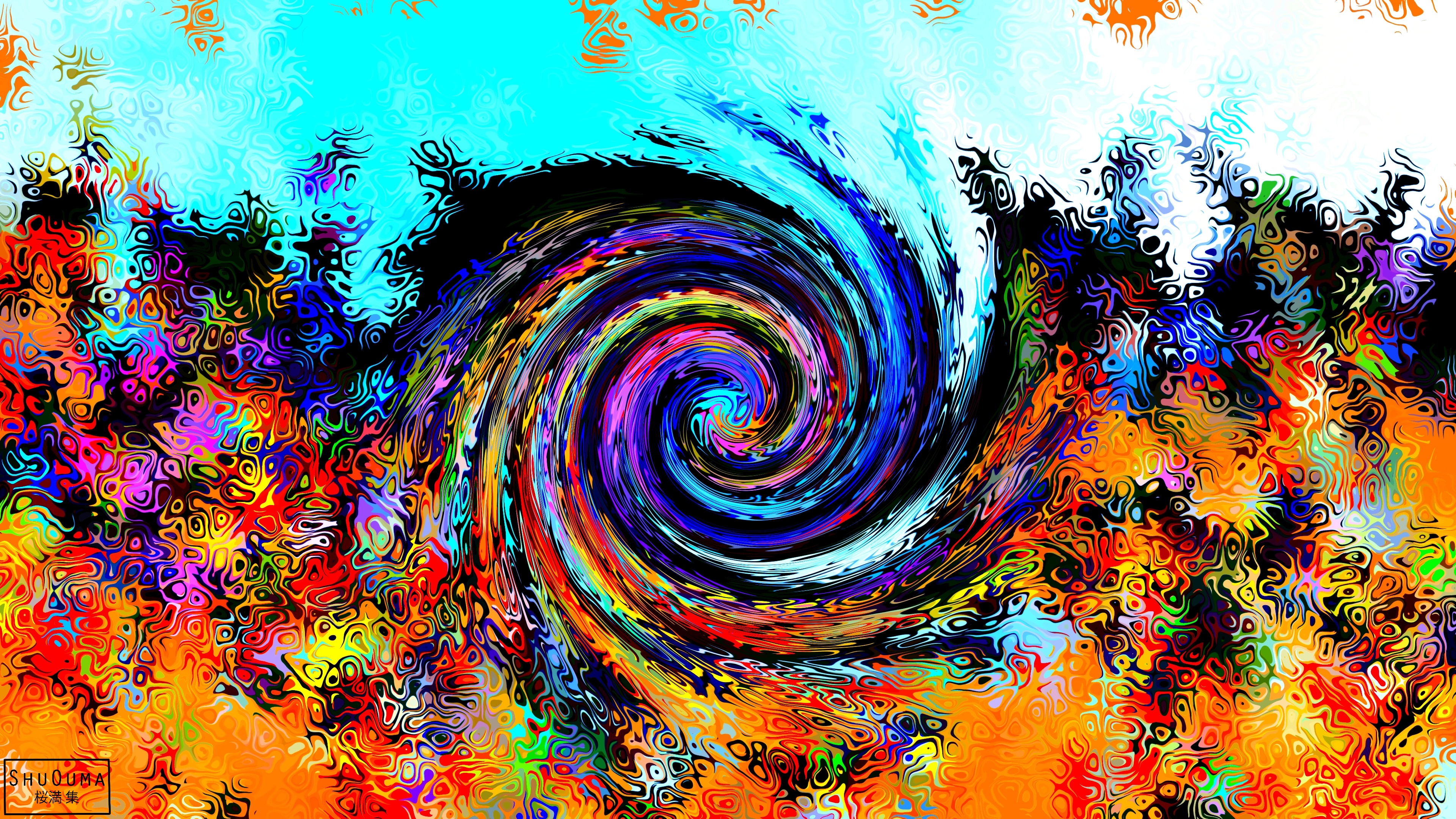 Download mobile wallpaper Abstract, Swirl for free.