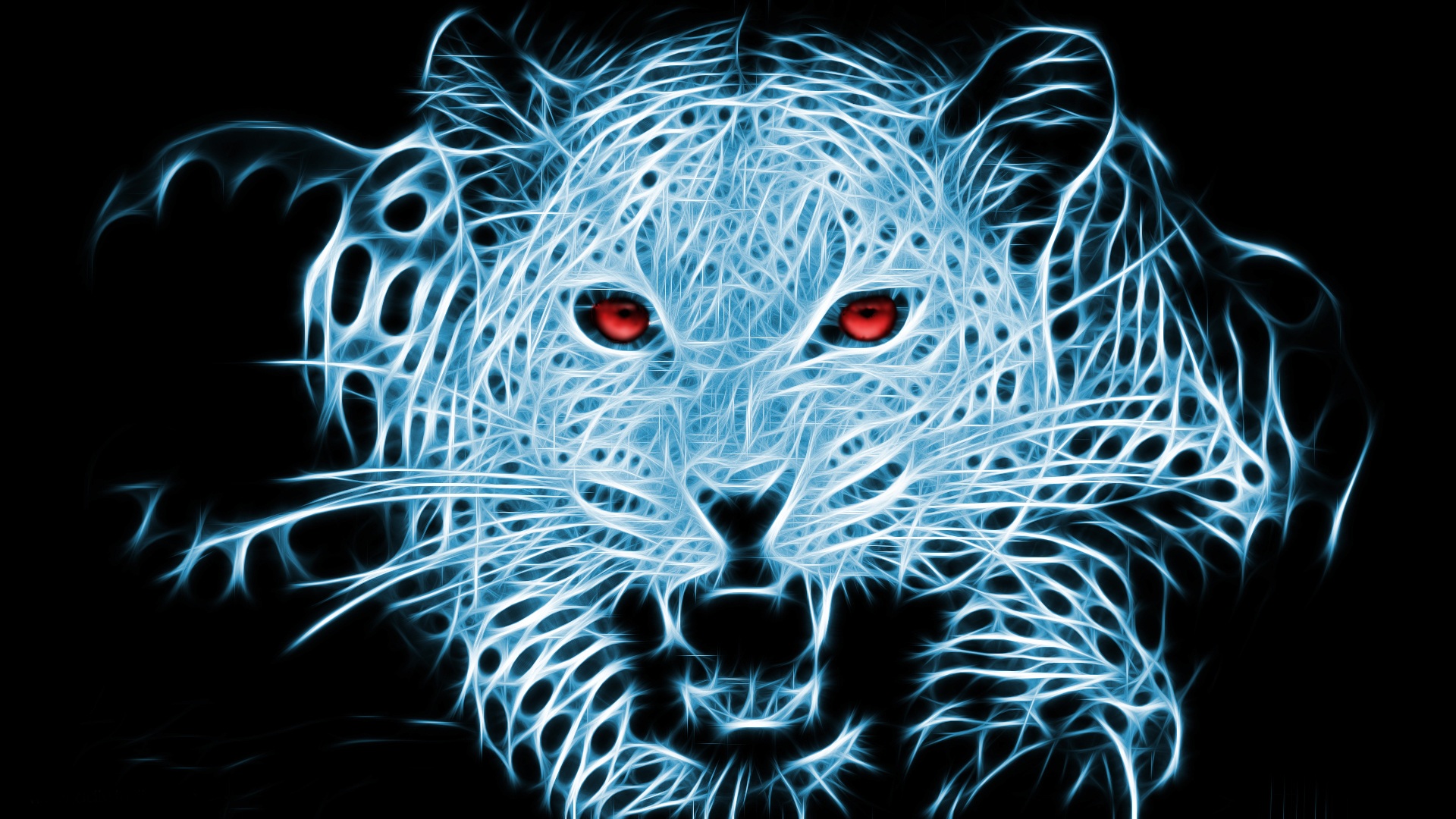 Download mobile wallpaper Leopard, Animal, Artistic for free.