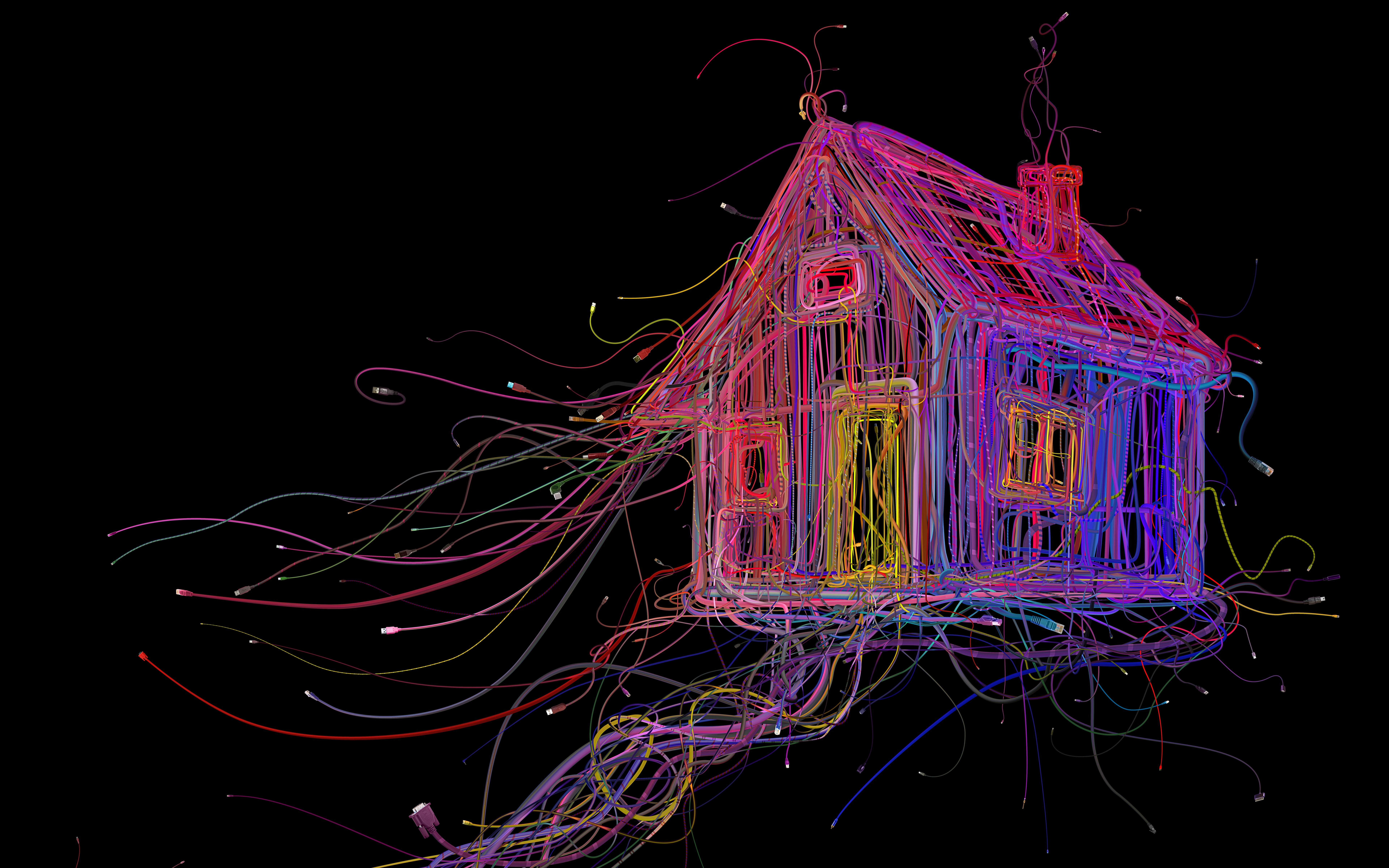 Free download wallpaper House, Colors, Colorful, Artistic on your PC desktop