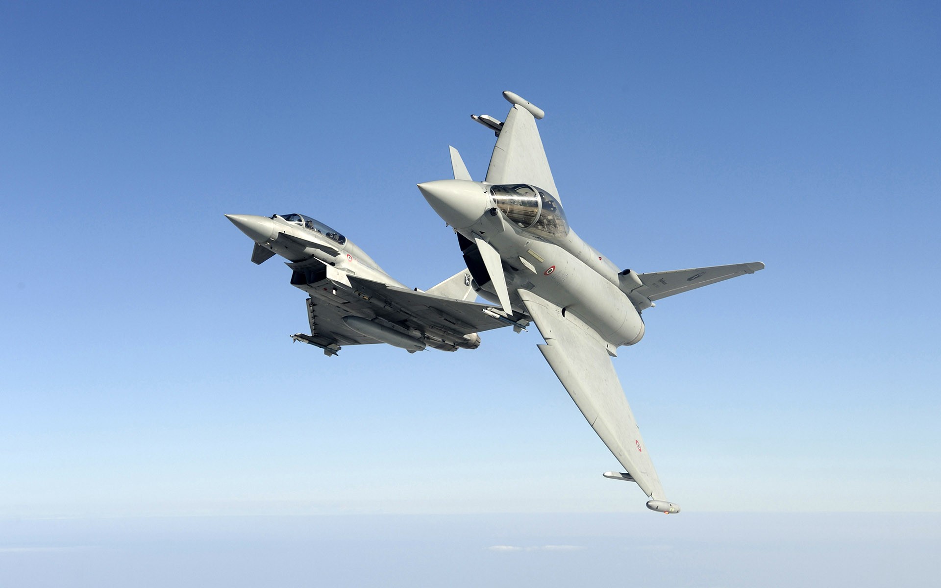 319446 Hintergrundbild herunterladen militär, eurofighter taifun, düsenjäger - Bildschirmschoner und Bilder kostenlos