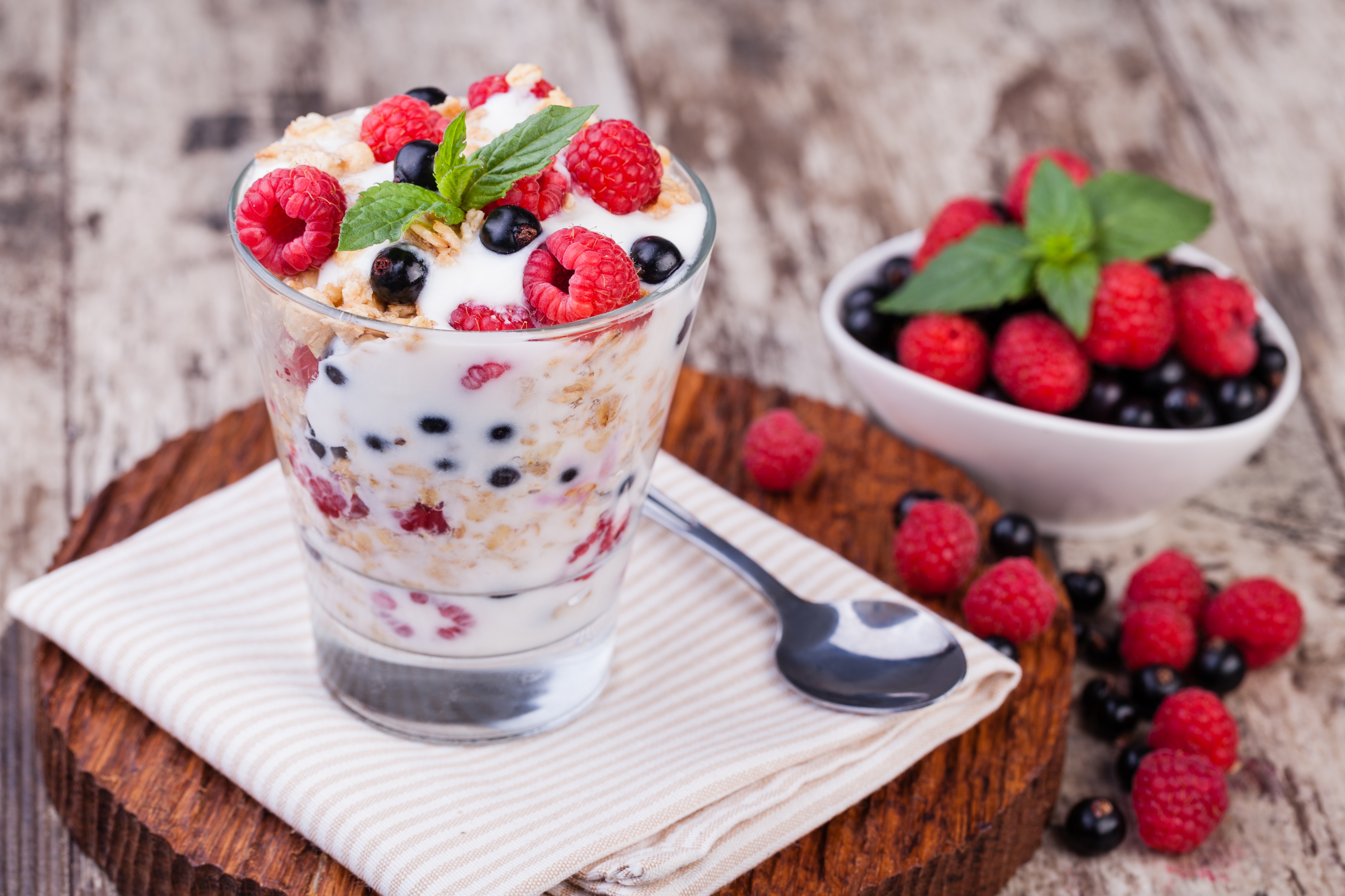 Download mobile wallpaper Food, Dessert, Blueberry, Raspberry, Berry, Fruit, Yogurt for free.