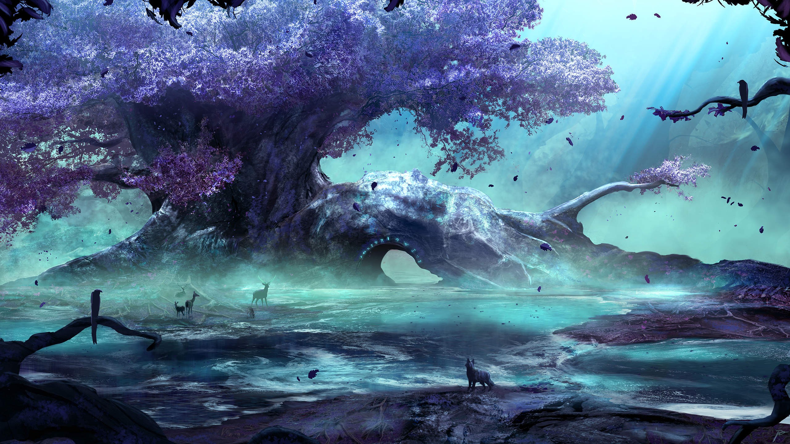 Free download wallpaper Landscape, Fantasy on your PC desktop