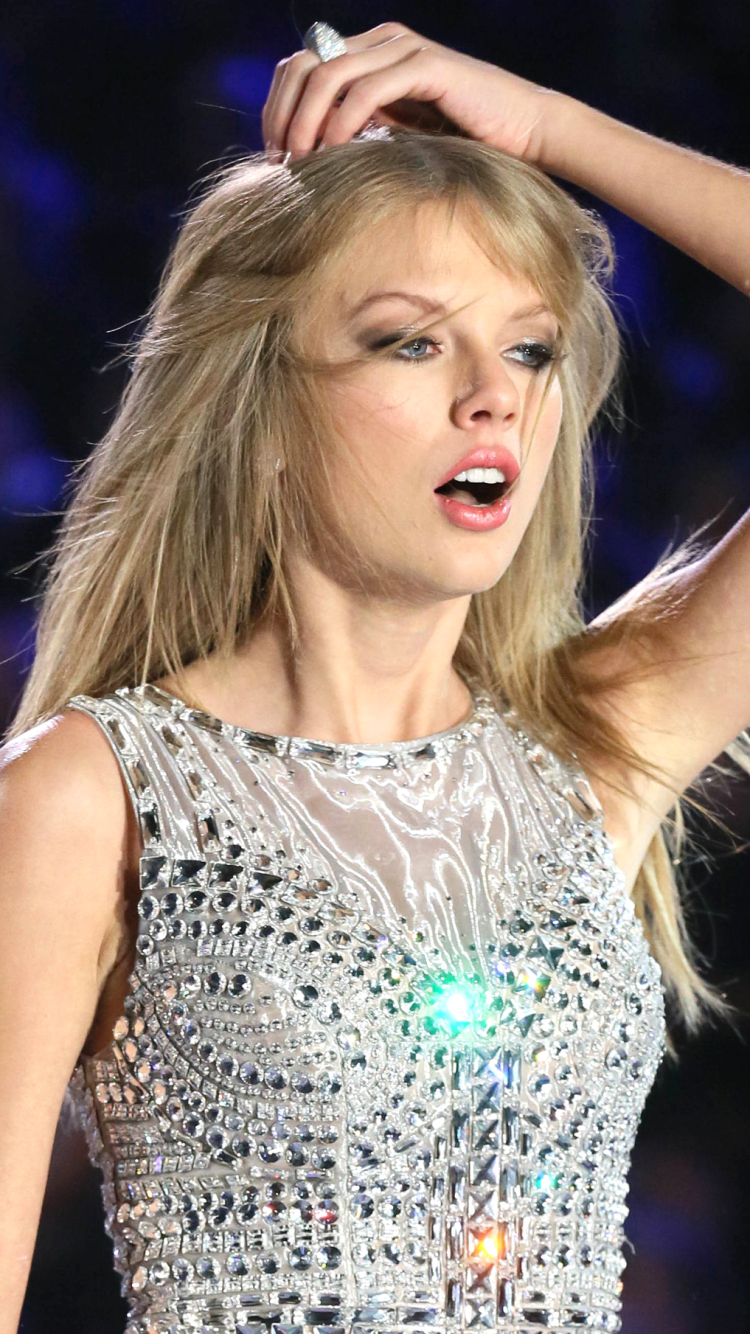 Download mobile wallpaper Music, Singer, Blonde, Blue Eyes, American, Taylor Swift for free.