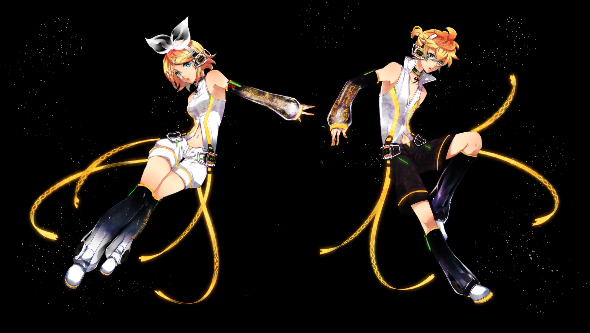 Free download wallpaper Anime, Vocaloid, Rin Kagamine, Len Kagamine on your PC desktop