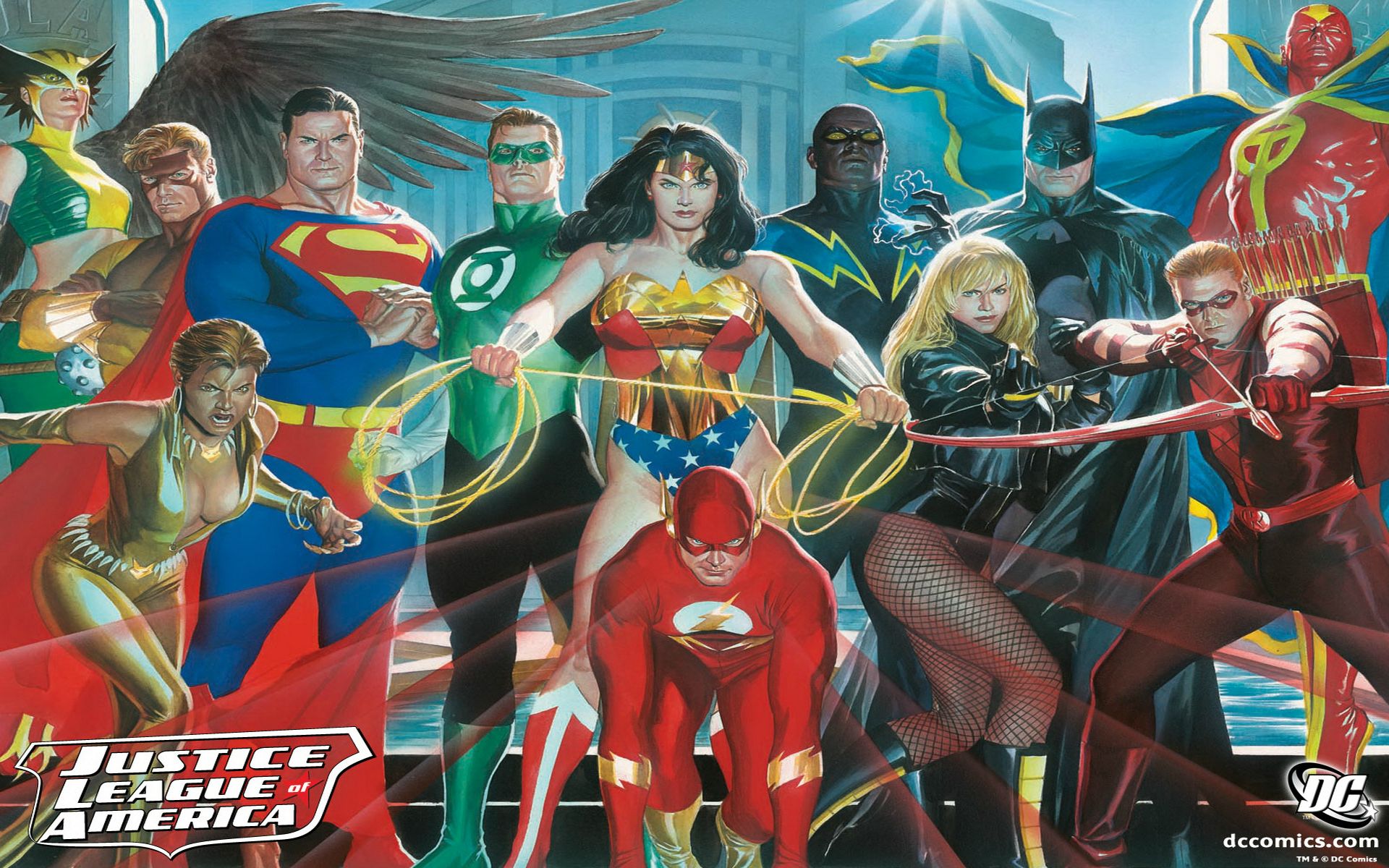 362602 завантажити шпалери комікси, ліга справедливості америки, бетмен, чорна канарка, чорна блискавка, комікси dc, спалах, зелений ліхтар, хел джордан, hawkgirl (dc comics), ласо істини, червона стріла, рой харпер, супермен, vixen (dc comics), воллі вест, чудова жінка, ліга справедливості - заставки і картинки безкоштовно