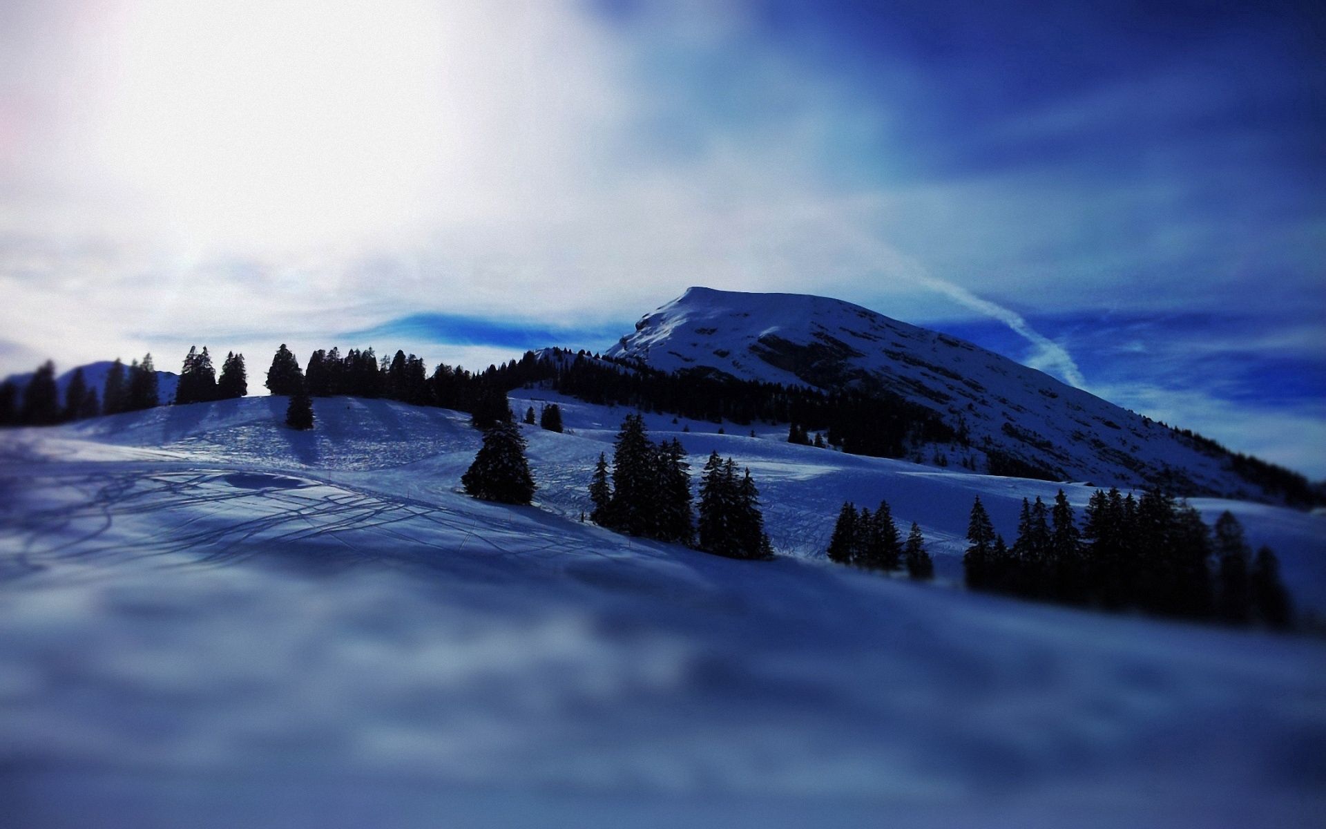 Descarga gratis la imagen Montañas, Nieve, Brillar, Luz, Ato, Comió, Naturaleza en el escritorio de tu PC