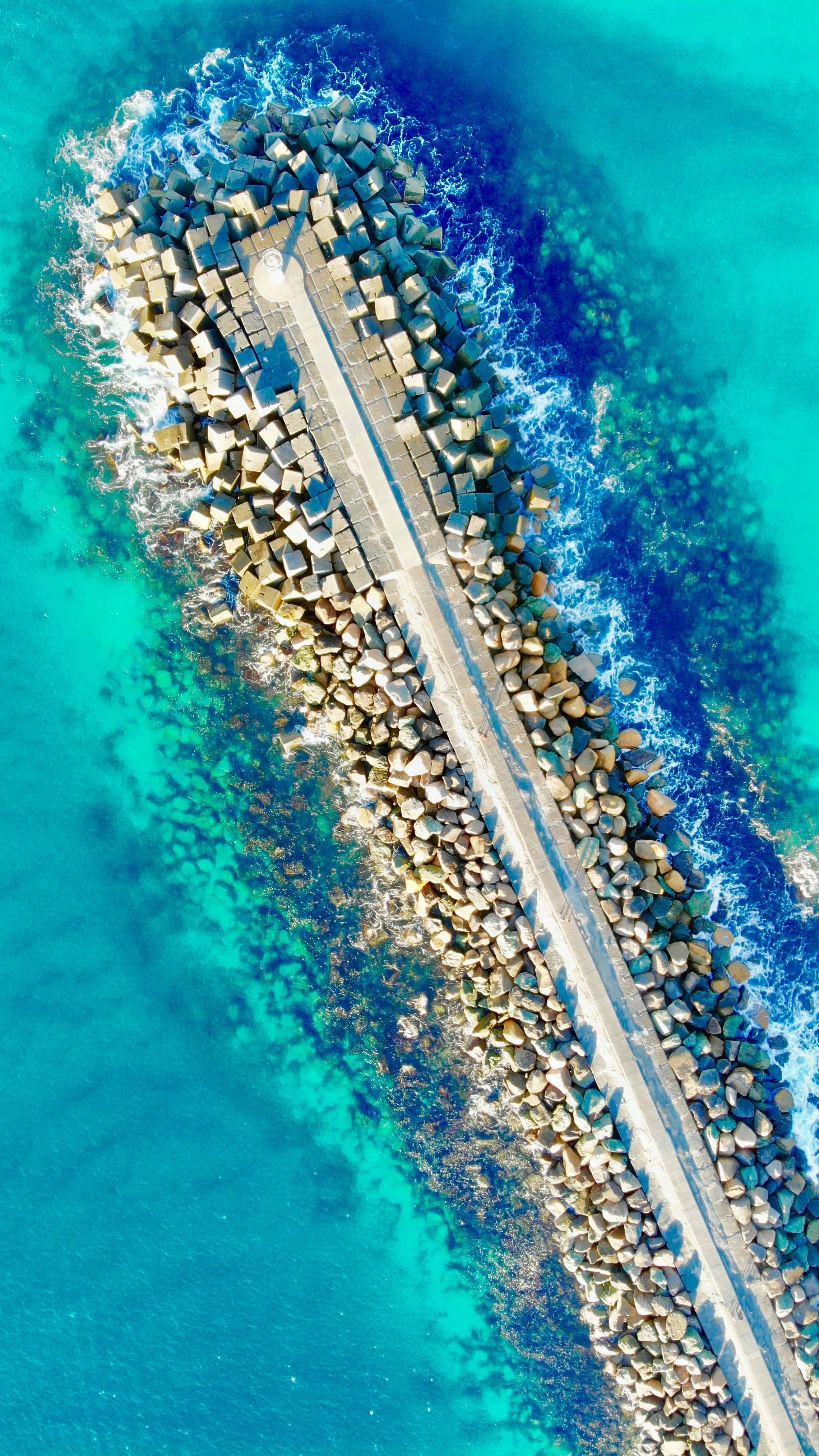 Descarga gratis la imagen Naturaleza, Stones, Vista Desde Arriba, Muelle, Australia, Mar en el escritorio de tu PC