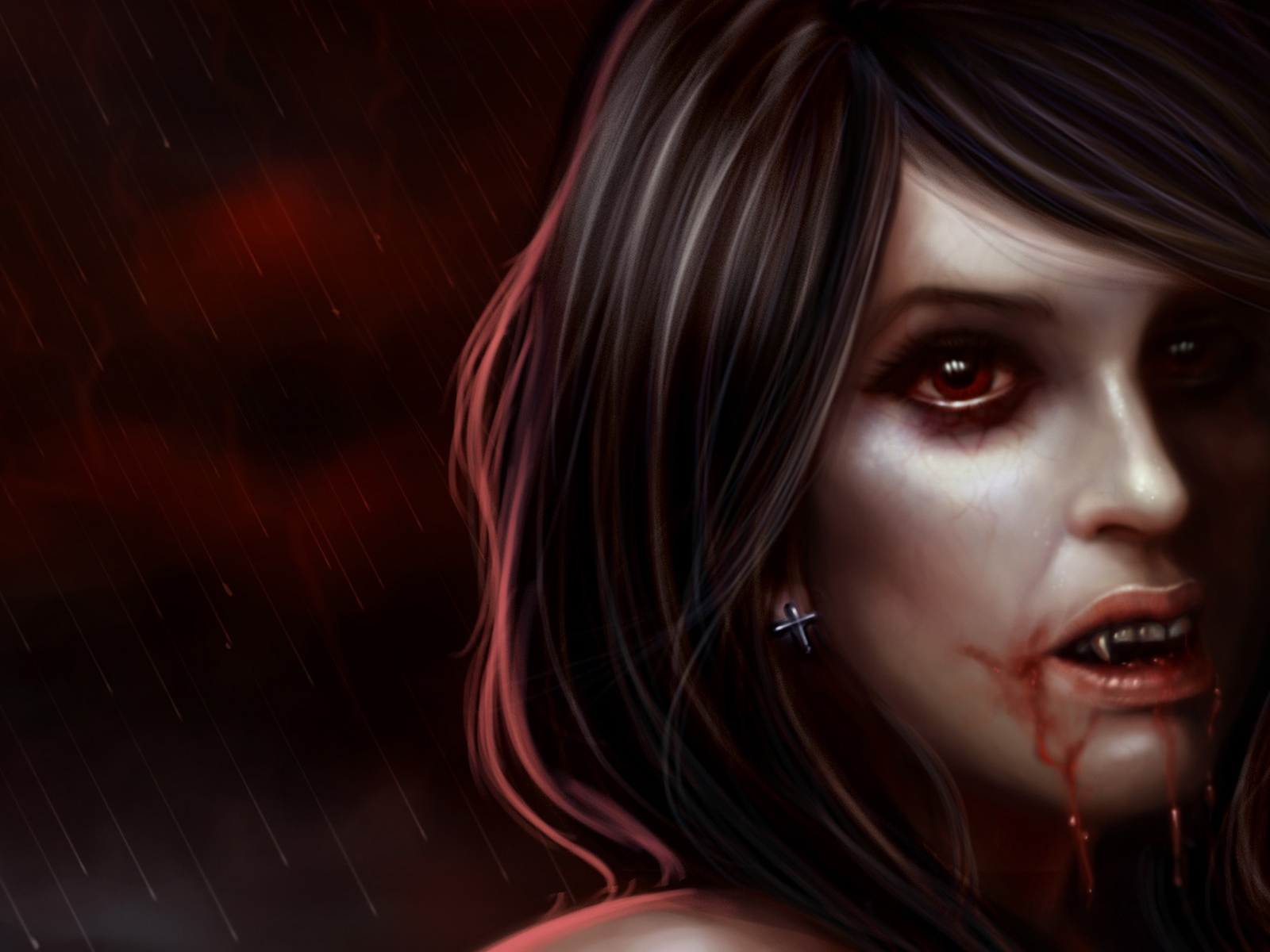 Free download wallpaper Fantasy, Vampire on your PC desktop