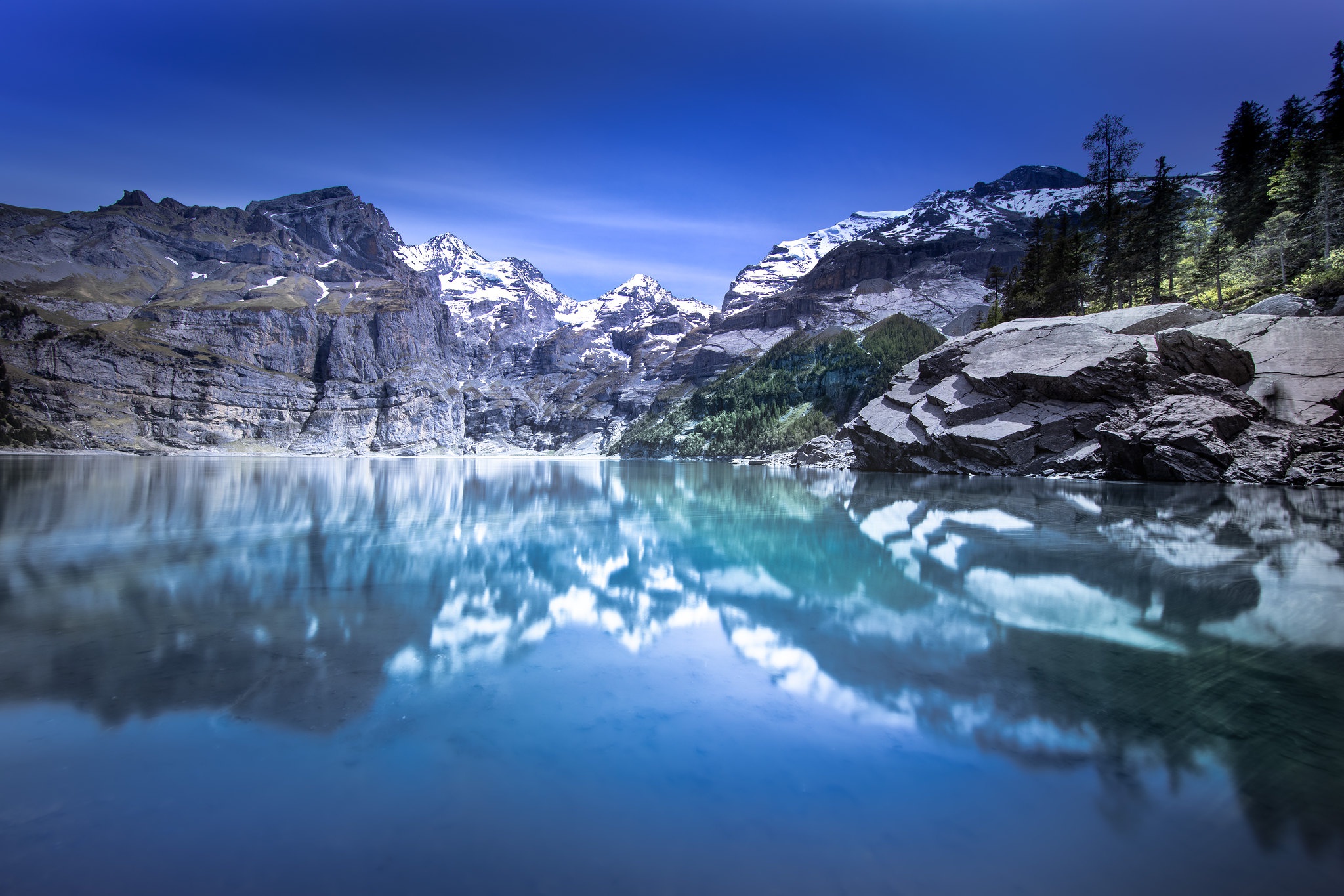 Laden Sie das Seen, See, Gebirge, Himmel, Erde/natur, Spiegelung-Bild kostenlos auf Ihren PC-Desktop herunter