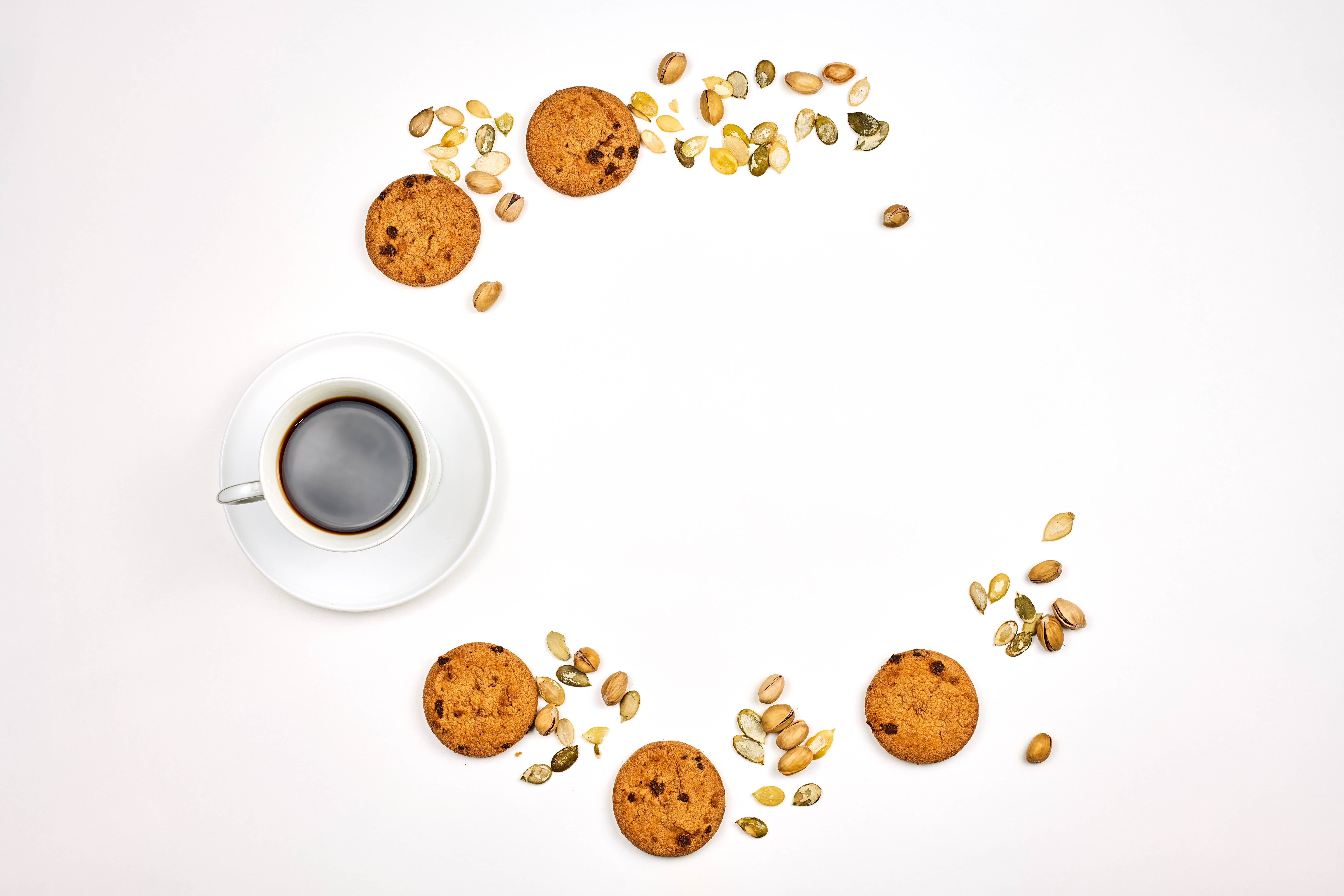 Free download wallpaper Food, Cookies, Cup, Coffee on your PC desktop