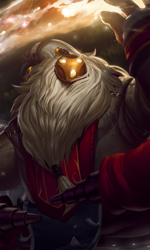 Download mobile wallpaper Magic, League Of Legends, Mask, Spirit, Video Game, Instrument, Bard (League Of Legends) for free.