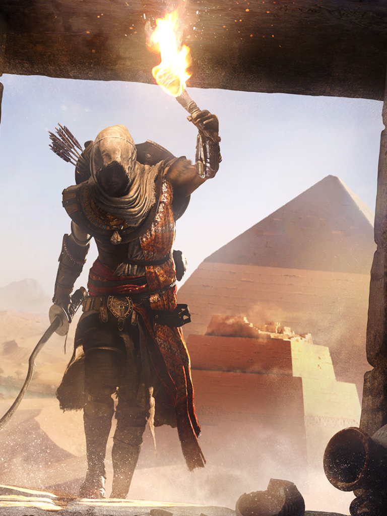Download mobile wallpaper Assassin's Creed, Video Game, Assassin's Creed Origins, Bayek Of Siwa for free.