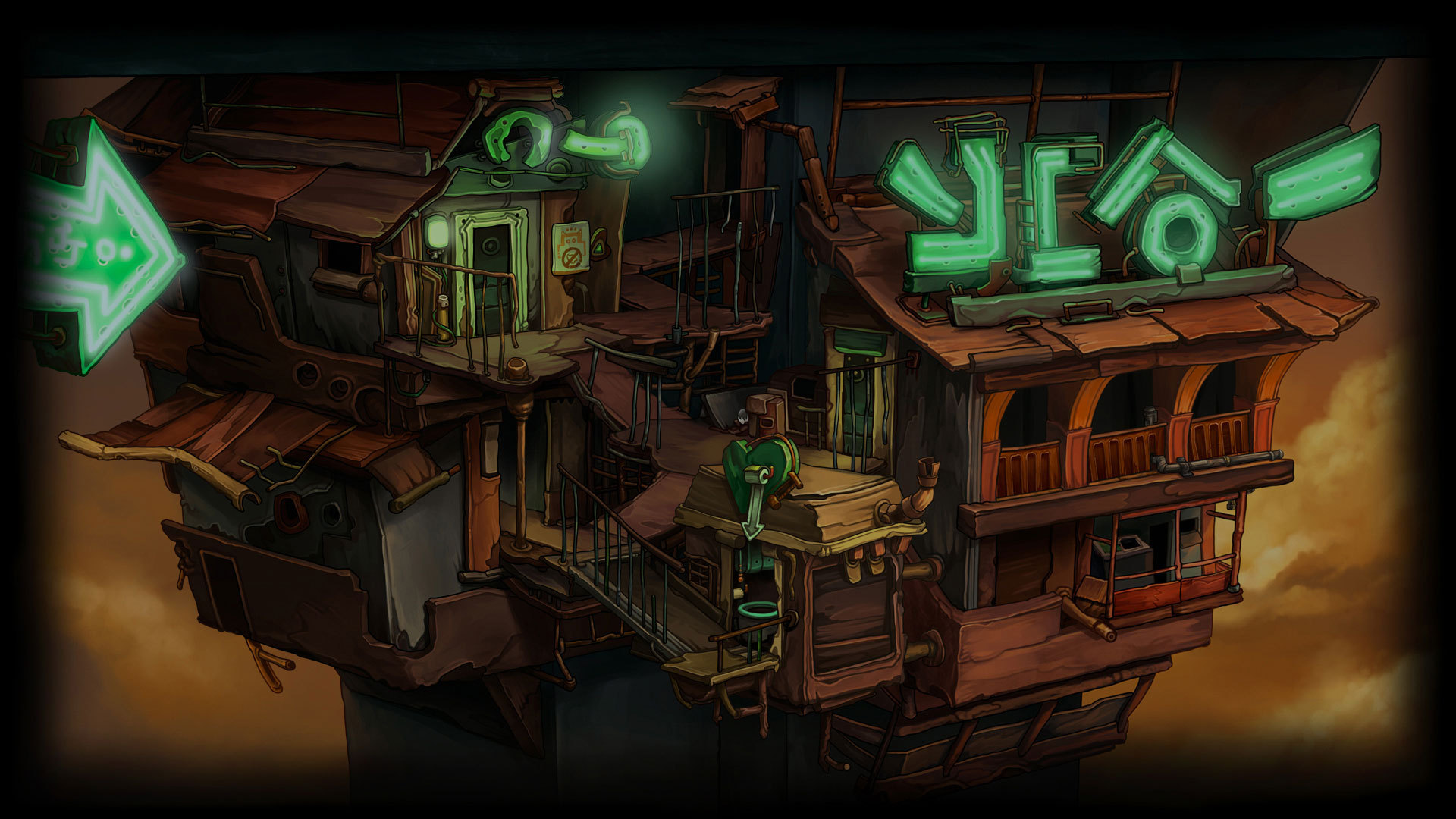 Laden Sie Goodbye Deponia HD-Desktop-Hintergründe herunter