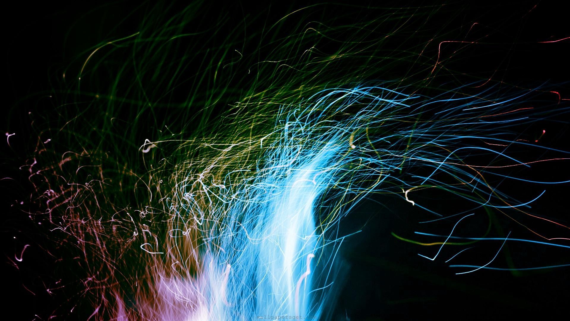 Download mobile wallpaper Explosion, Abstract, Lines, Background, Dark for free.